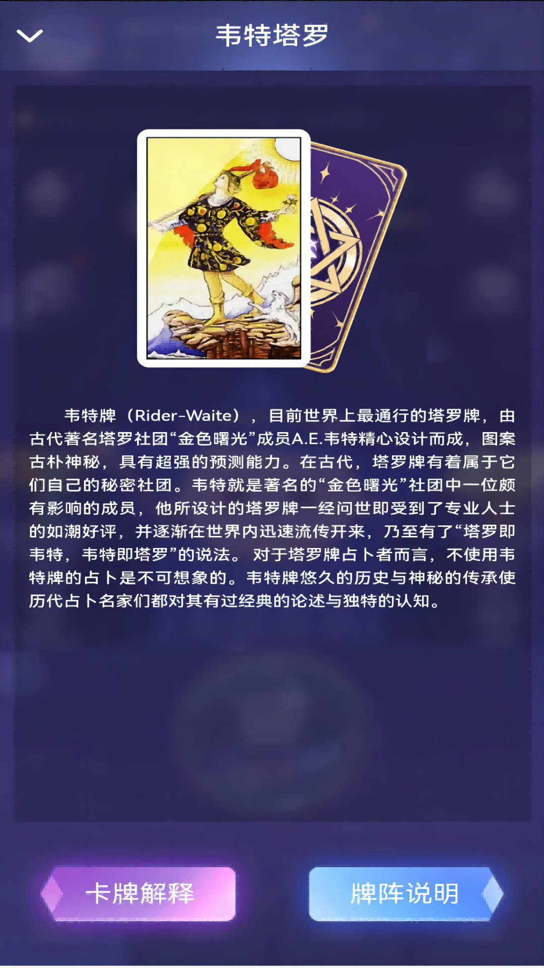 塔罗精灵截图