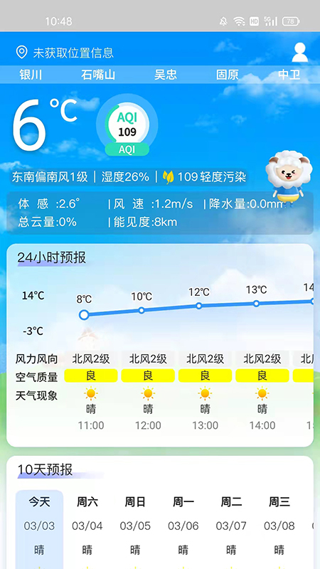 精彩截图-宁夏智慧气象2026官方新版