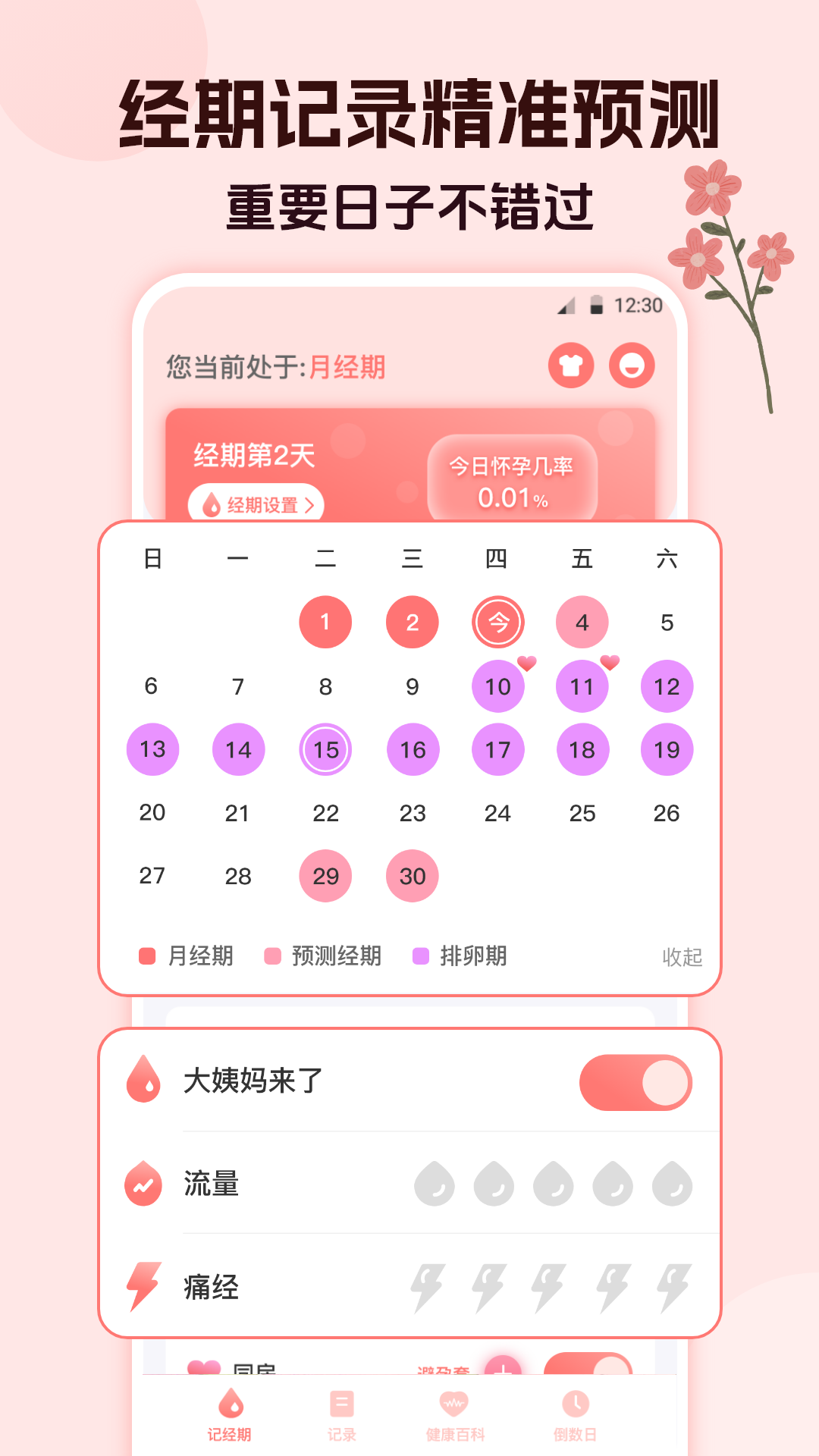 精彩截图-经期大姨妈助手2026官方新版