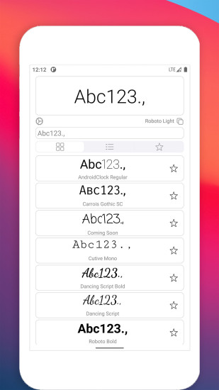 精彩截图-字体选择器2024官方新版