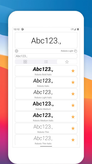 精彩截图-字体选择器2024官方新版