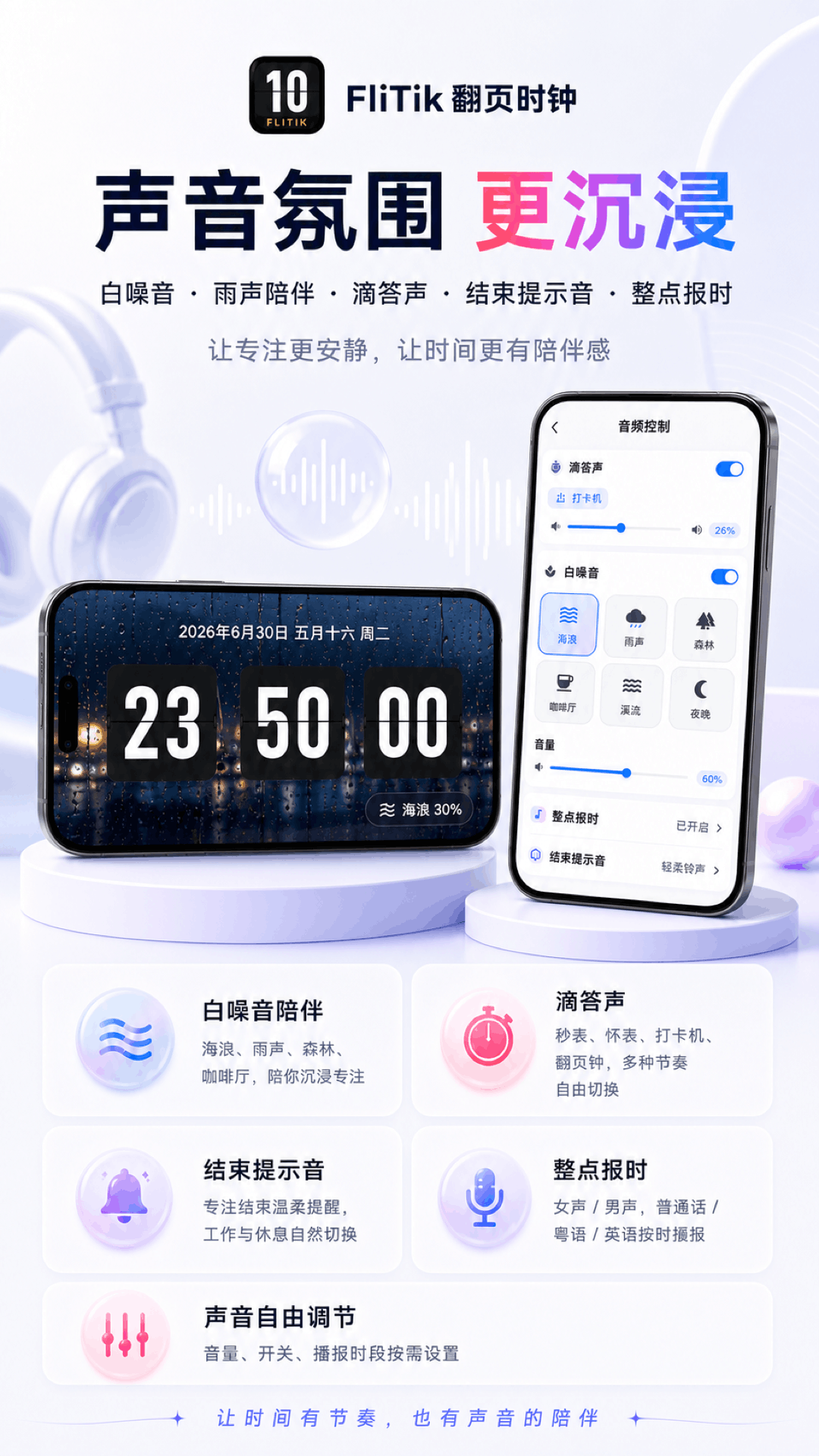 精彩截图-FliTik翻页时钟2026官方新版