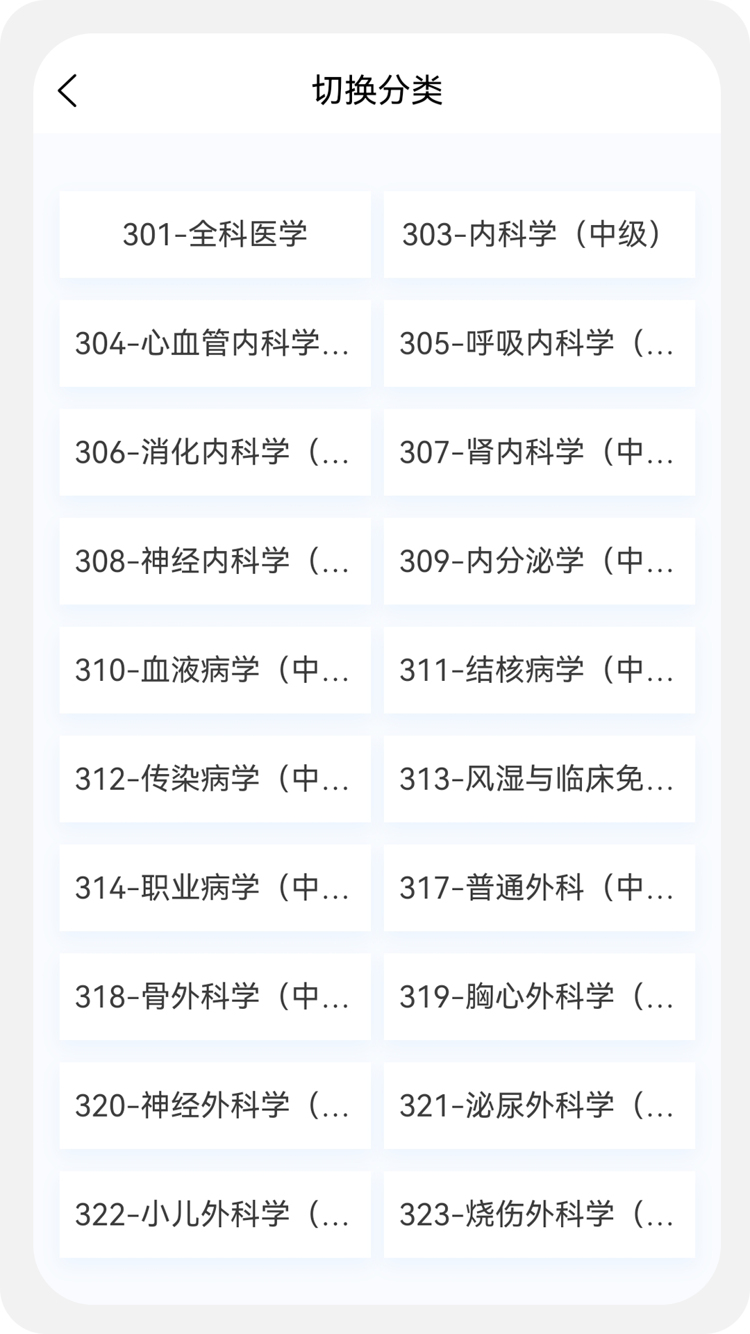 精彩截图-主治医师原题库2026官方新版