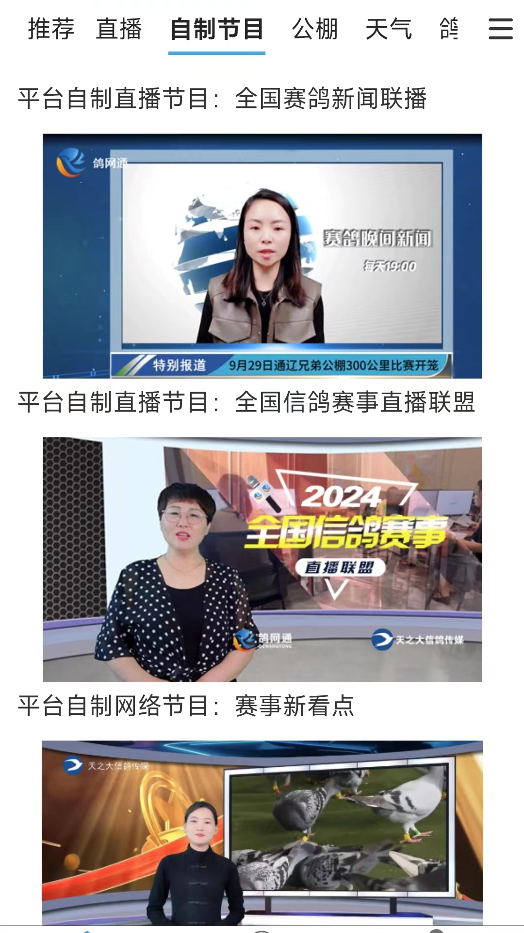 精彩截图-鸽网通2025官方新版