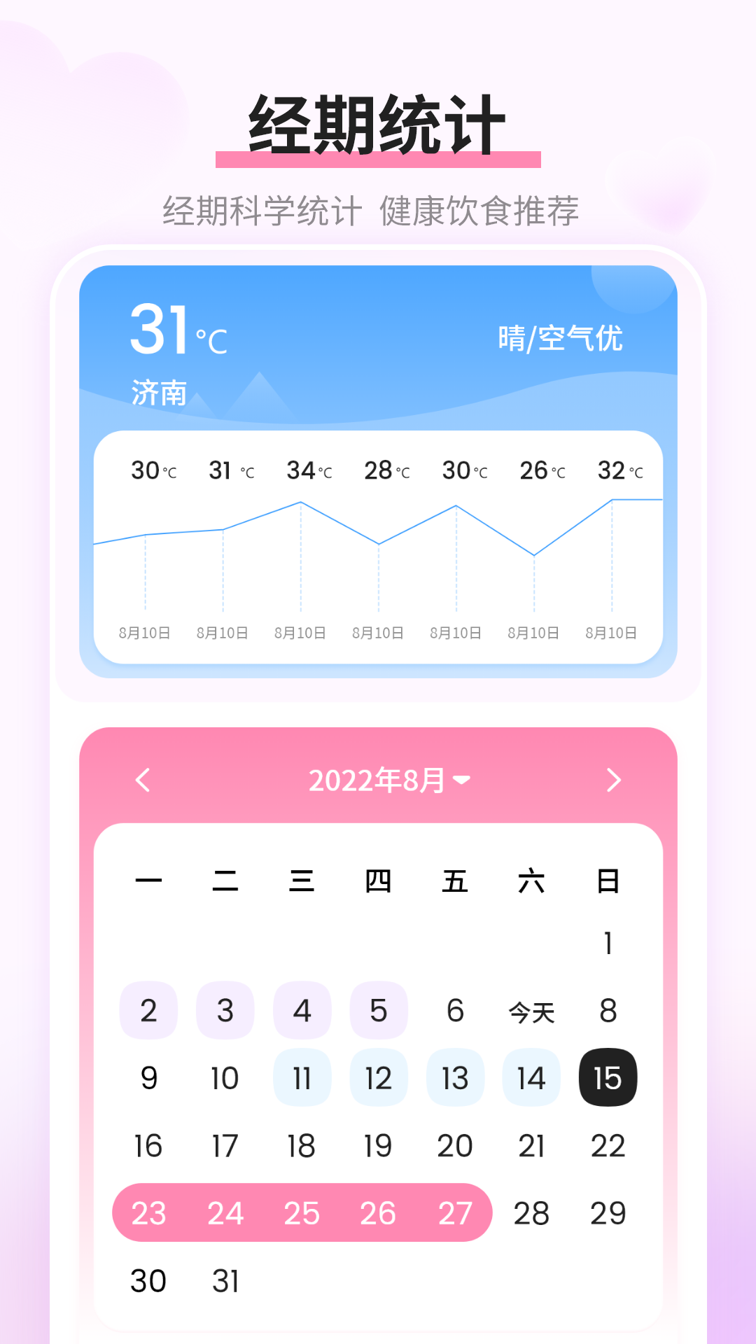 精彩截图-经期记录2026官方新版