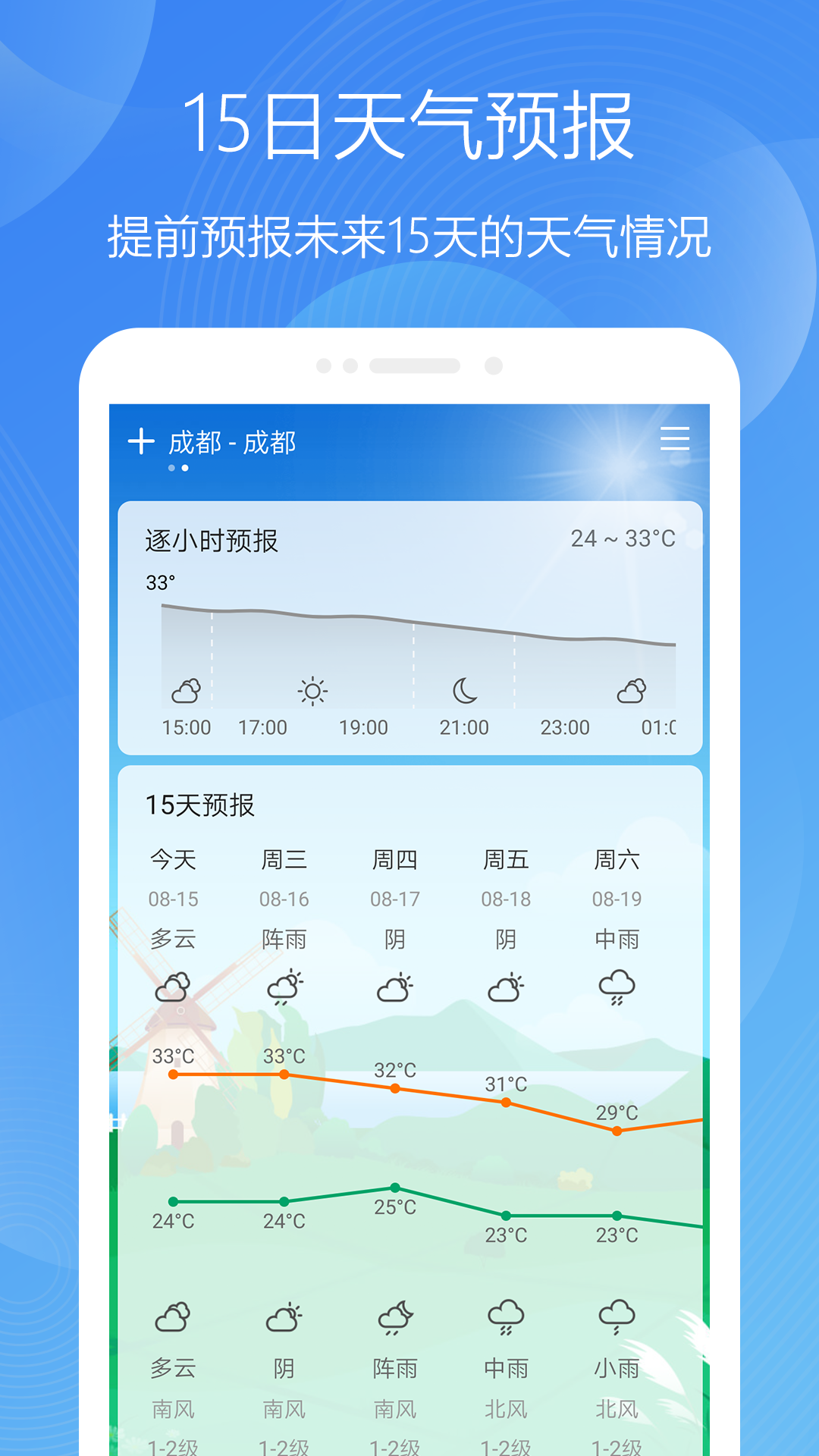 精彩截图-极简天气2025官方新版