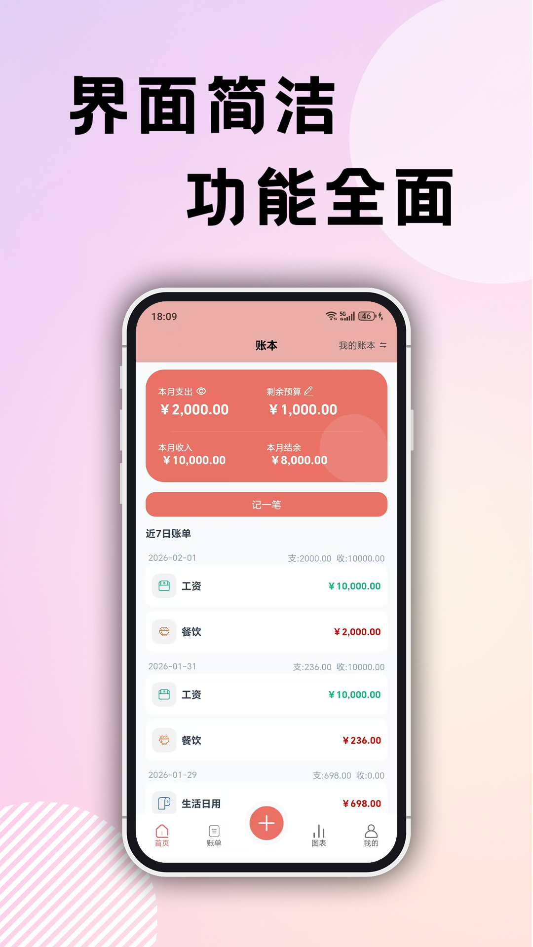 精彩截图-企鹅记账2026官方新版