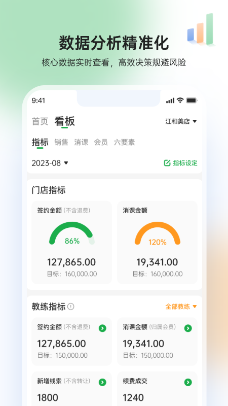精彩截图-GymGo管理端2025官方新版