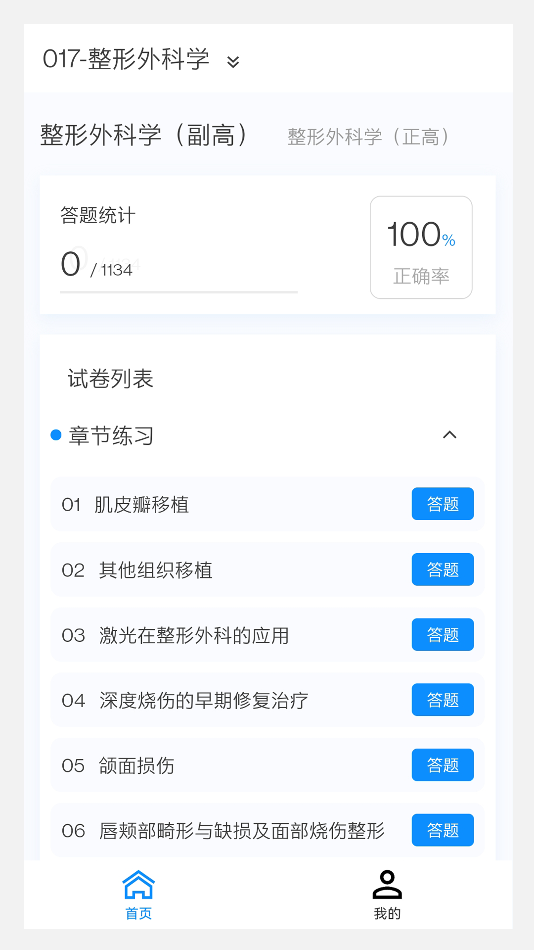 精彩截图-整形外科学新题库2025官方新版