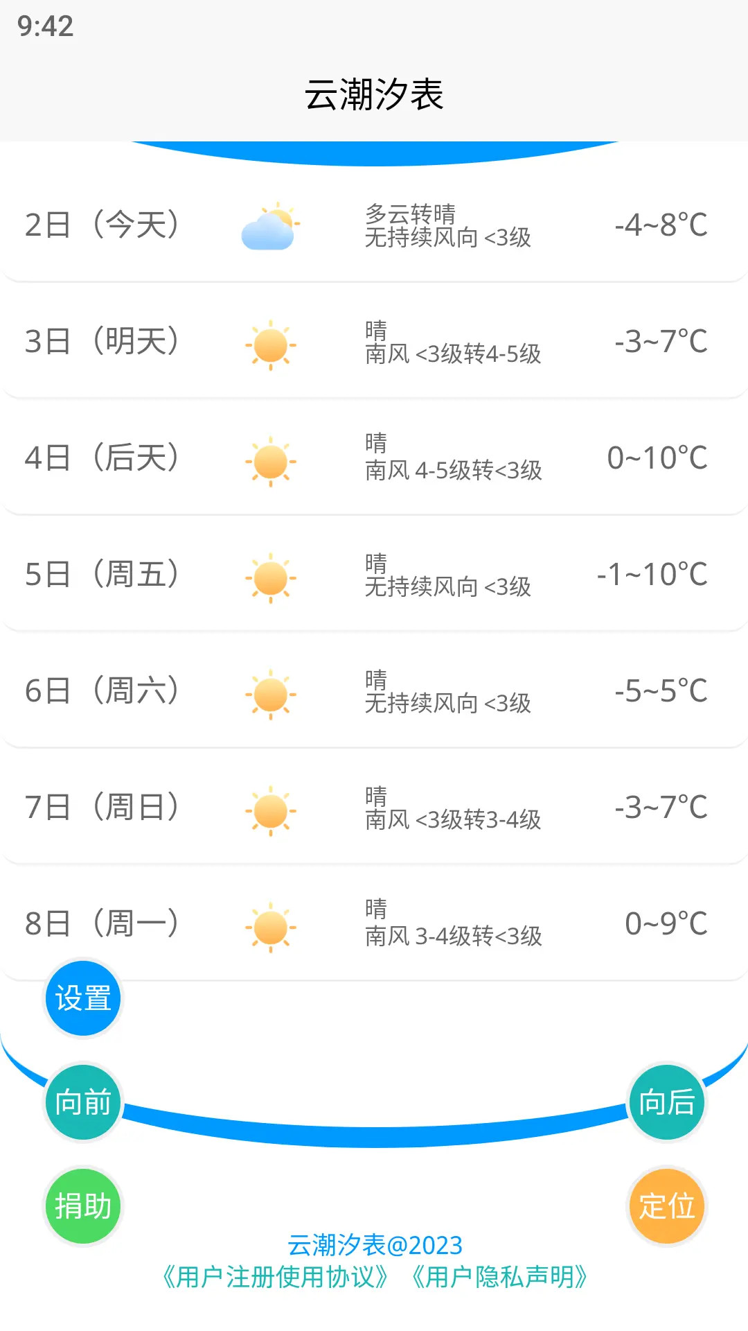 精彩截图-云潮汐表2025官方新版