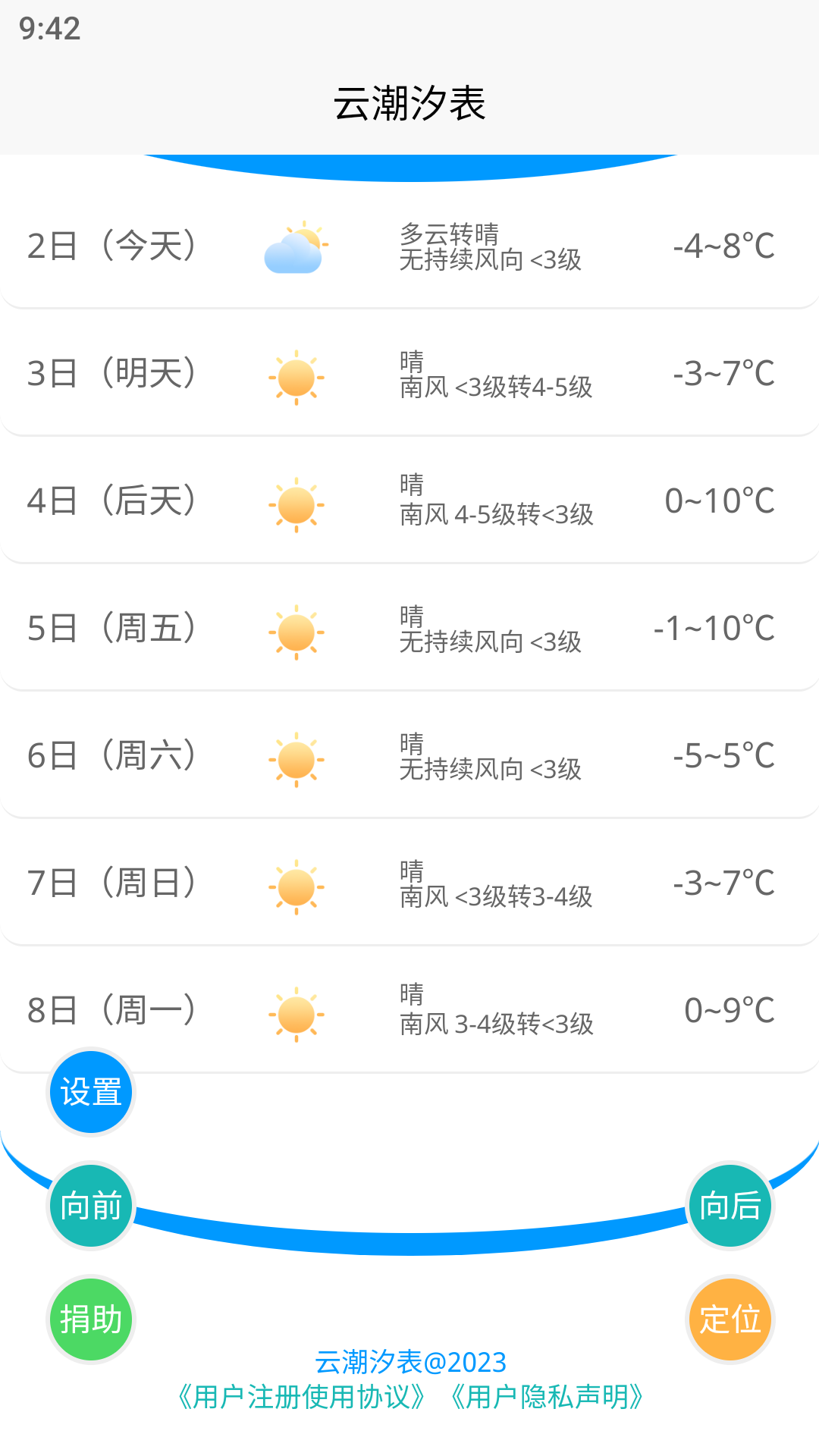 云潮汐表 截图 3