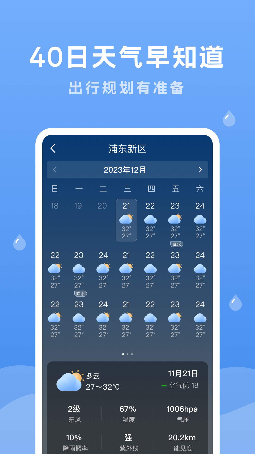 精彩截图-润雨天气2024官方新版