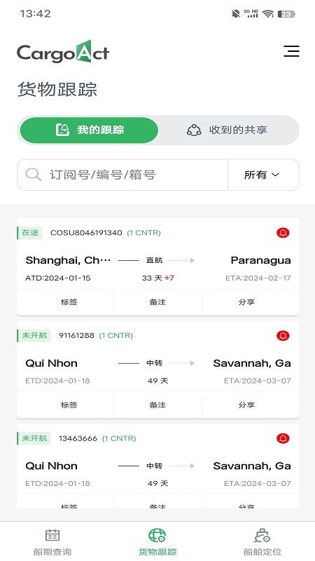 精彩截图-CargoAct2026官方新版
