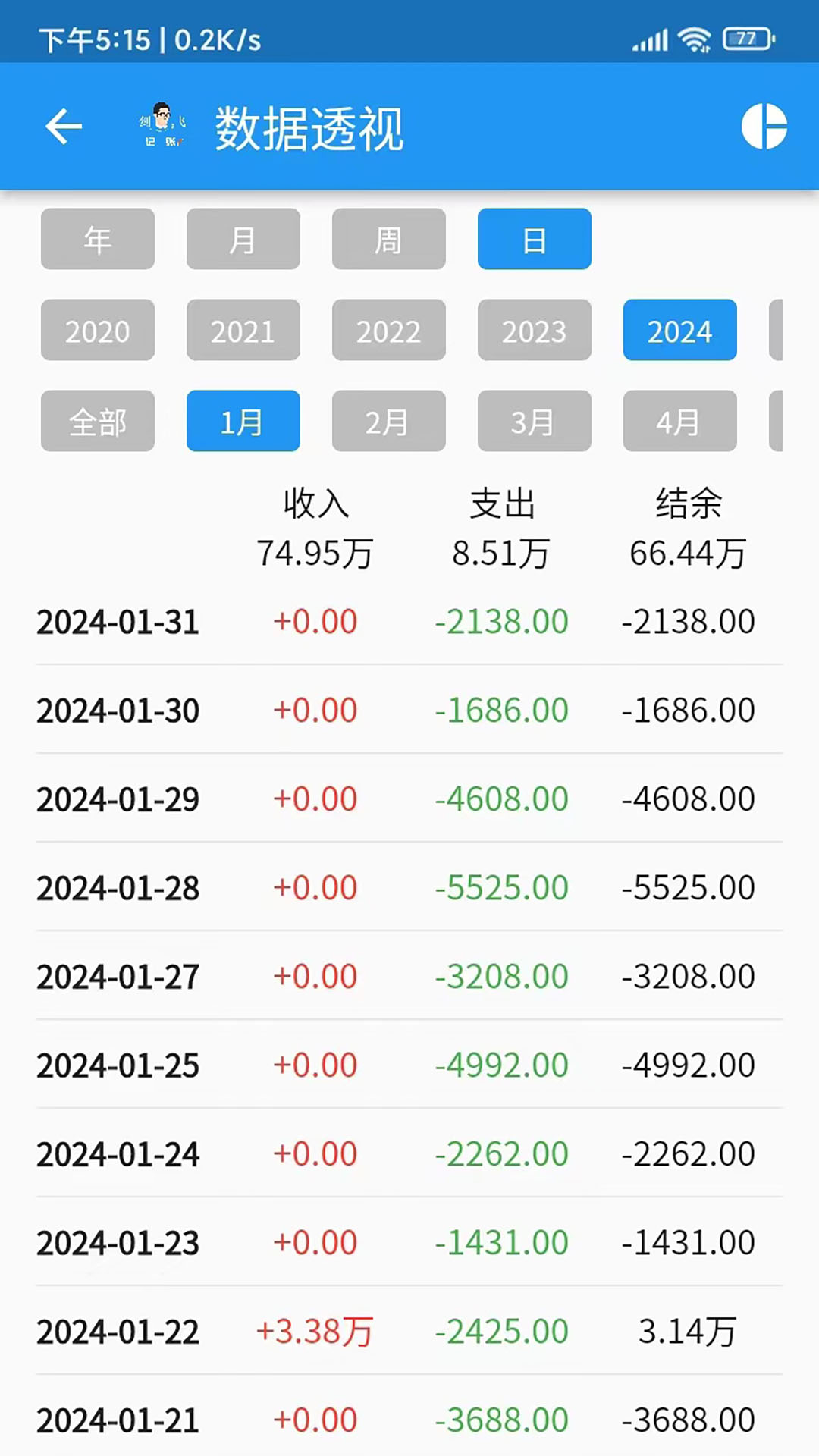 精彩截图-剑飞记账2026官方新版