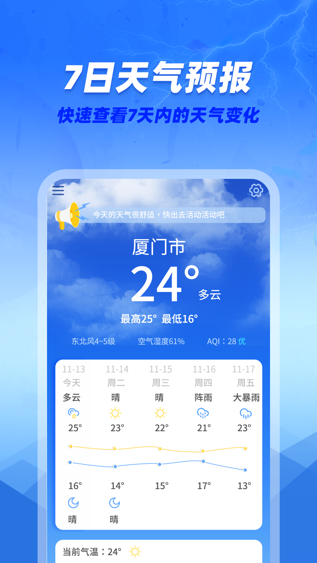 精彩截图-咆哮天气2025官方新版