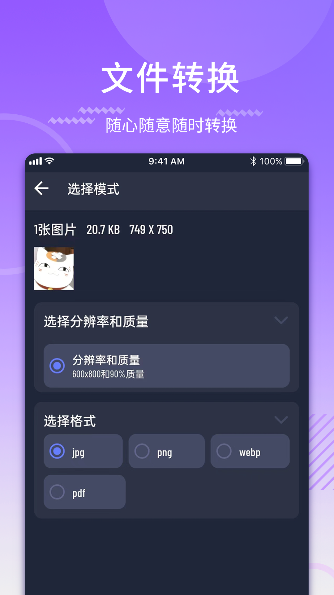 图片转格式压缩截图