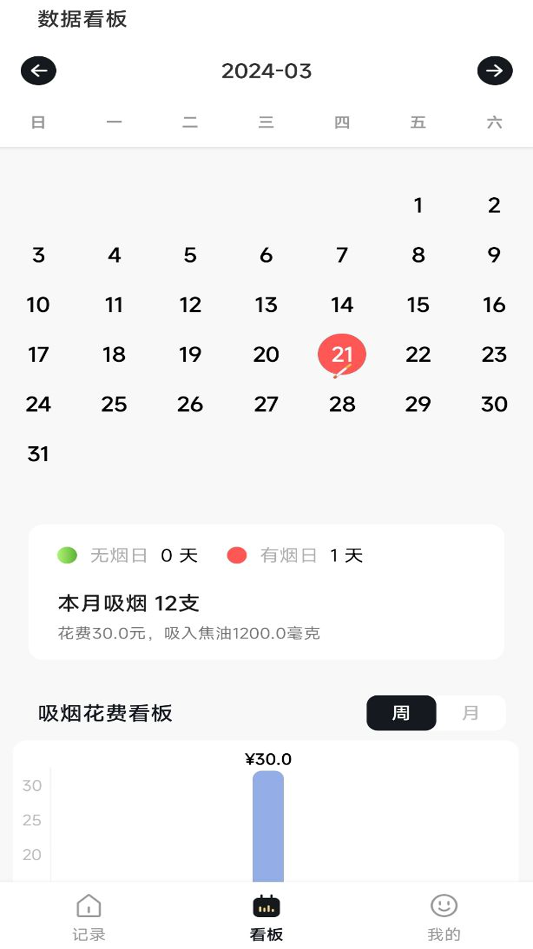 精彩截图-今日戒烟记录2025官方新版