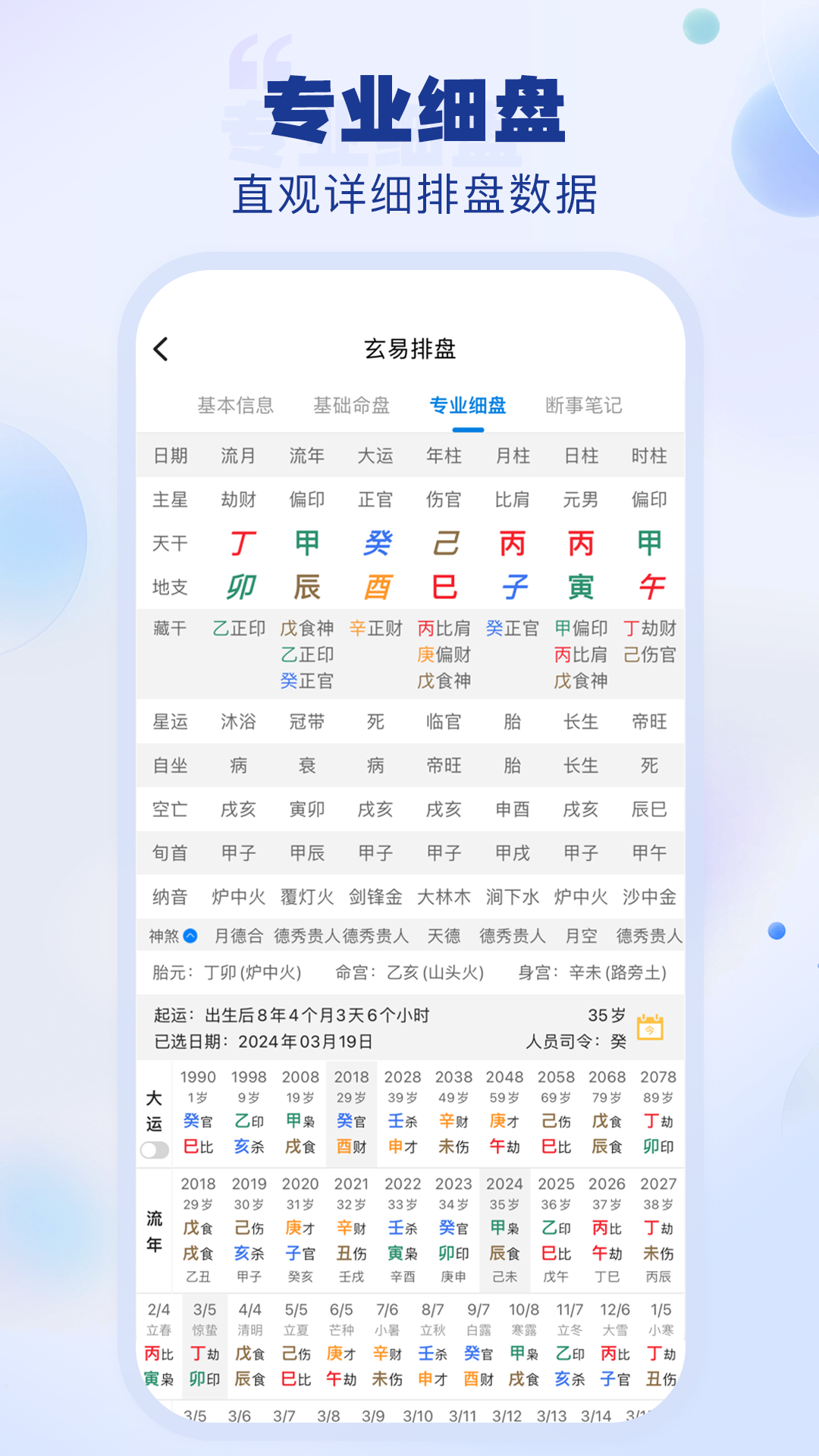 精彩截图-玄易排盘2025官方新版
