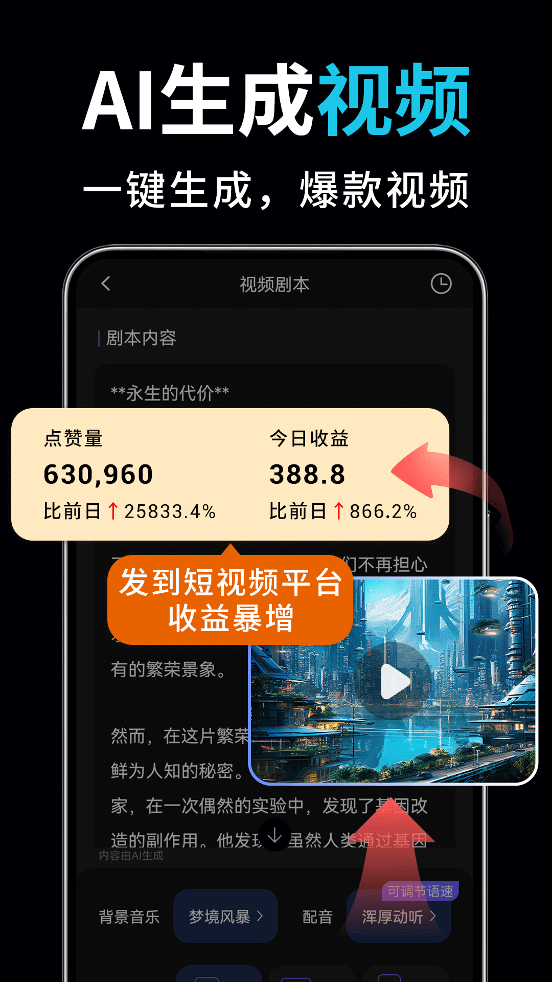 AI视频绘图写作精灵 截图 1