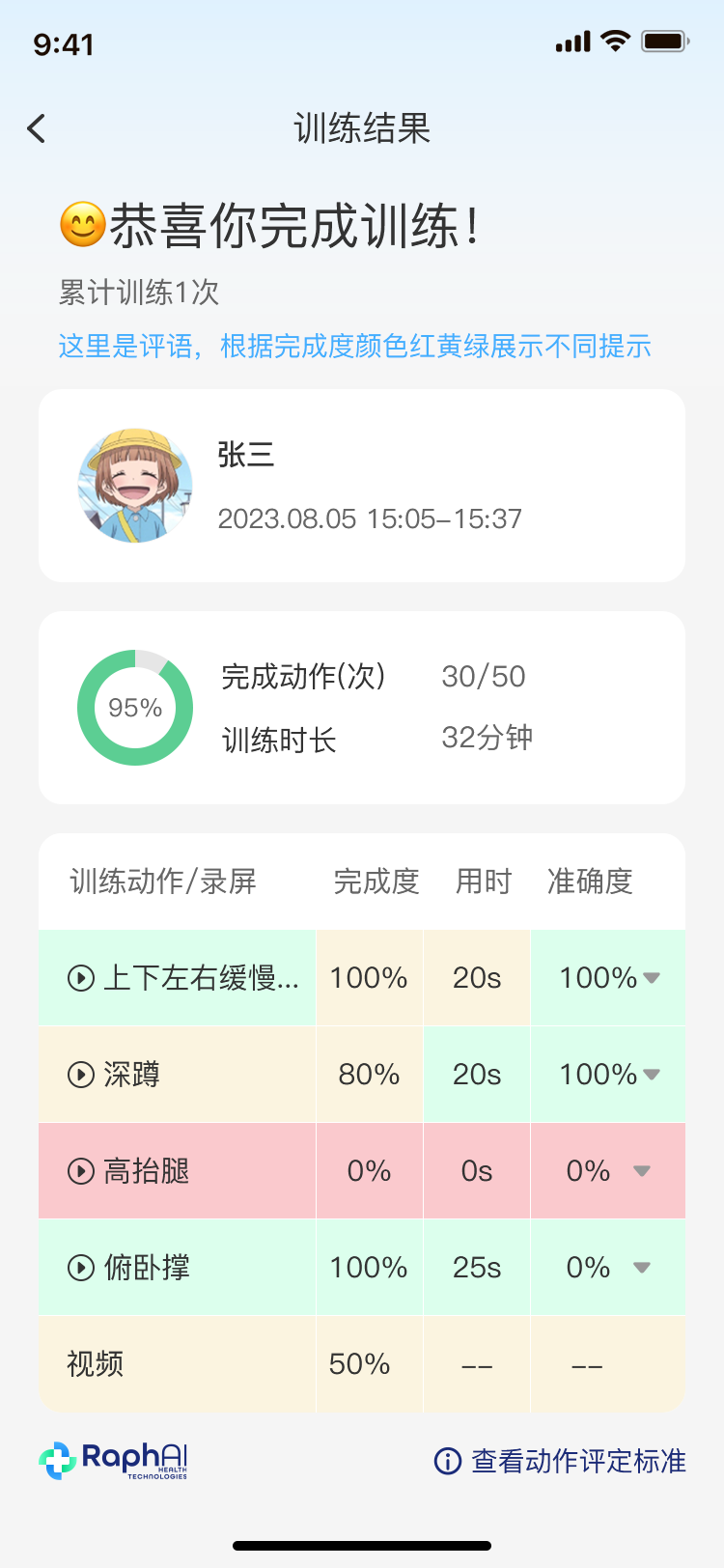 康复运动处方 截图 4