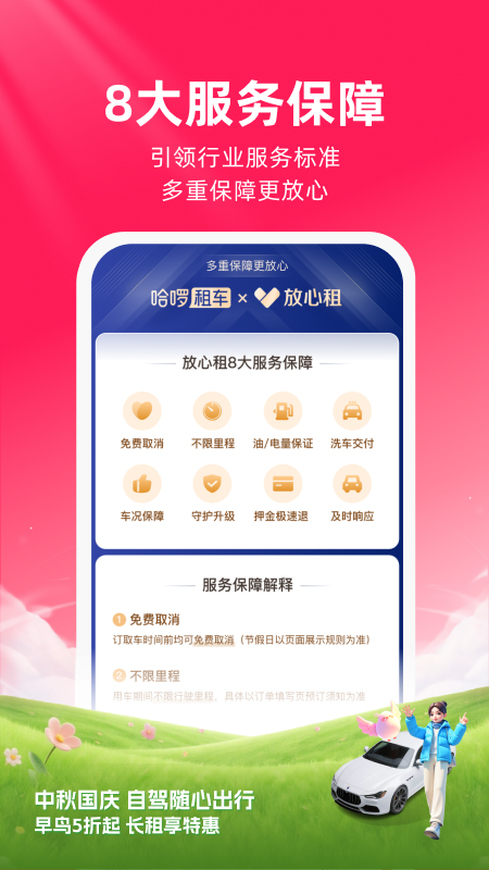 精彩截图-哈啰租车2026官方新版