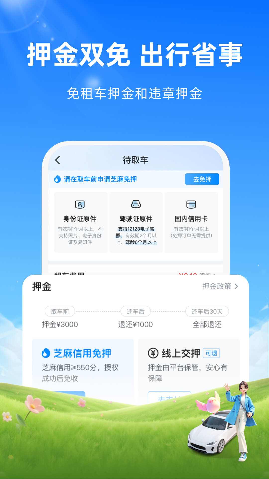 精彩截图-哈啰租车2026官方新版