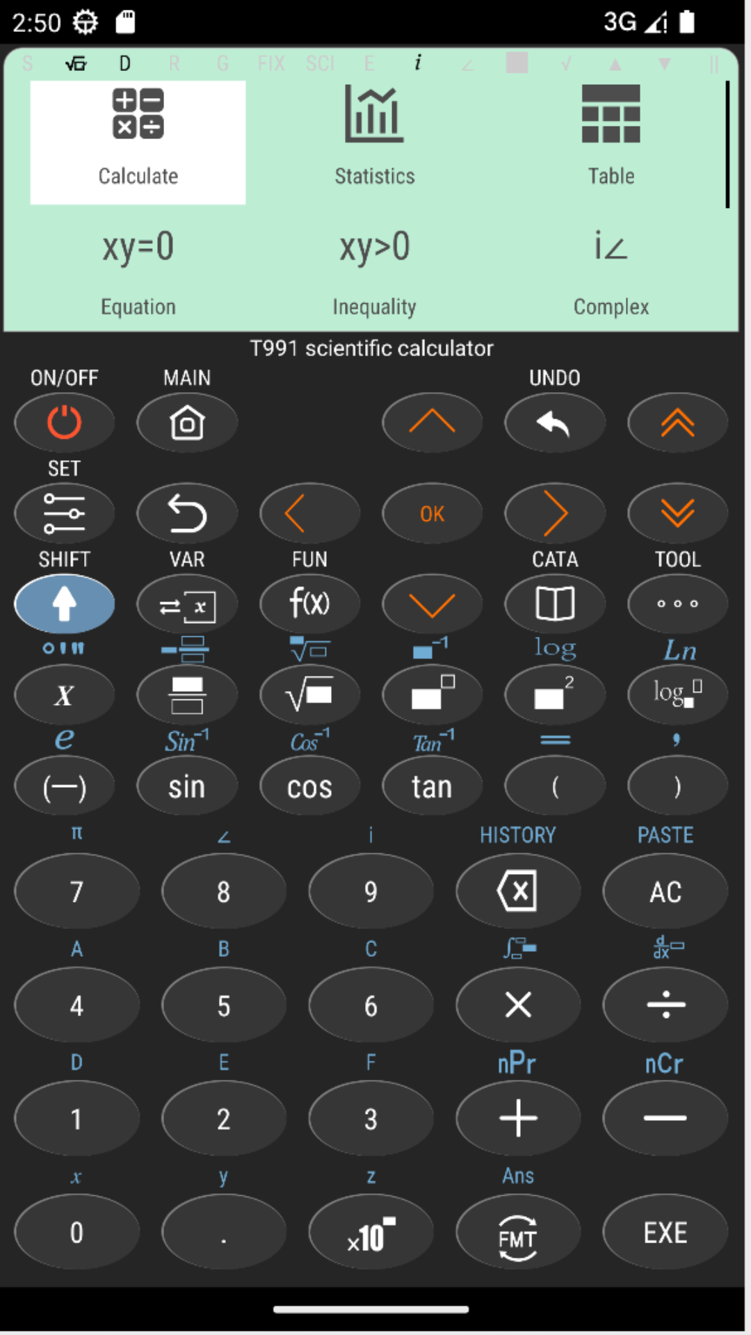 精彩截图-T991科学计算器2026官方新版