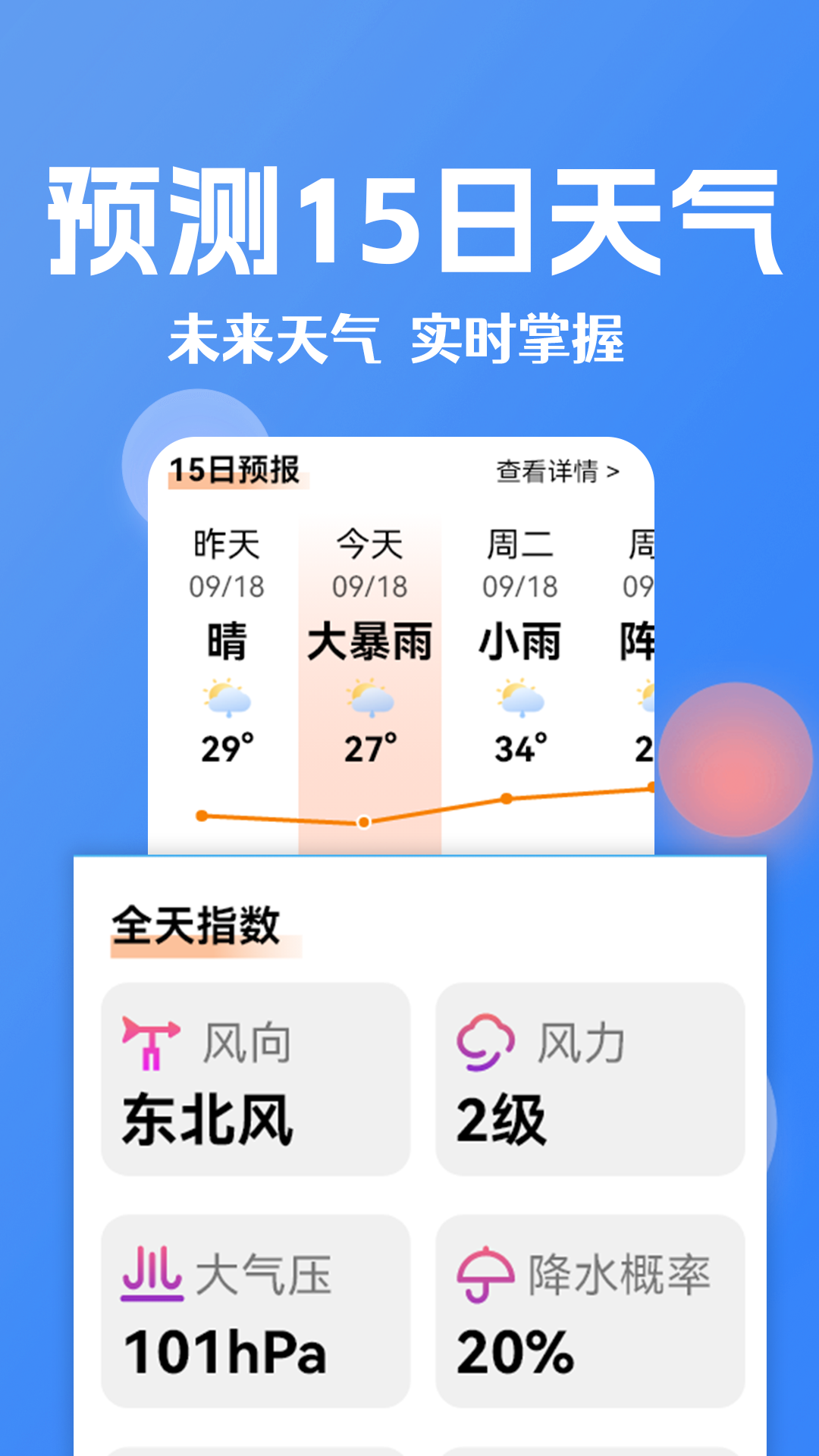 精彩截图-大字看天气2026官方新版