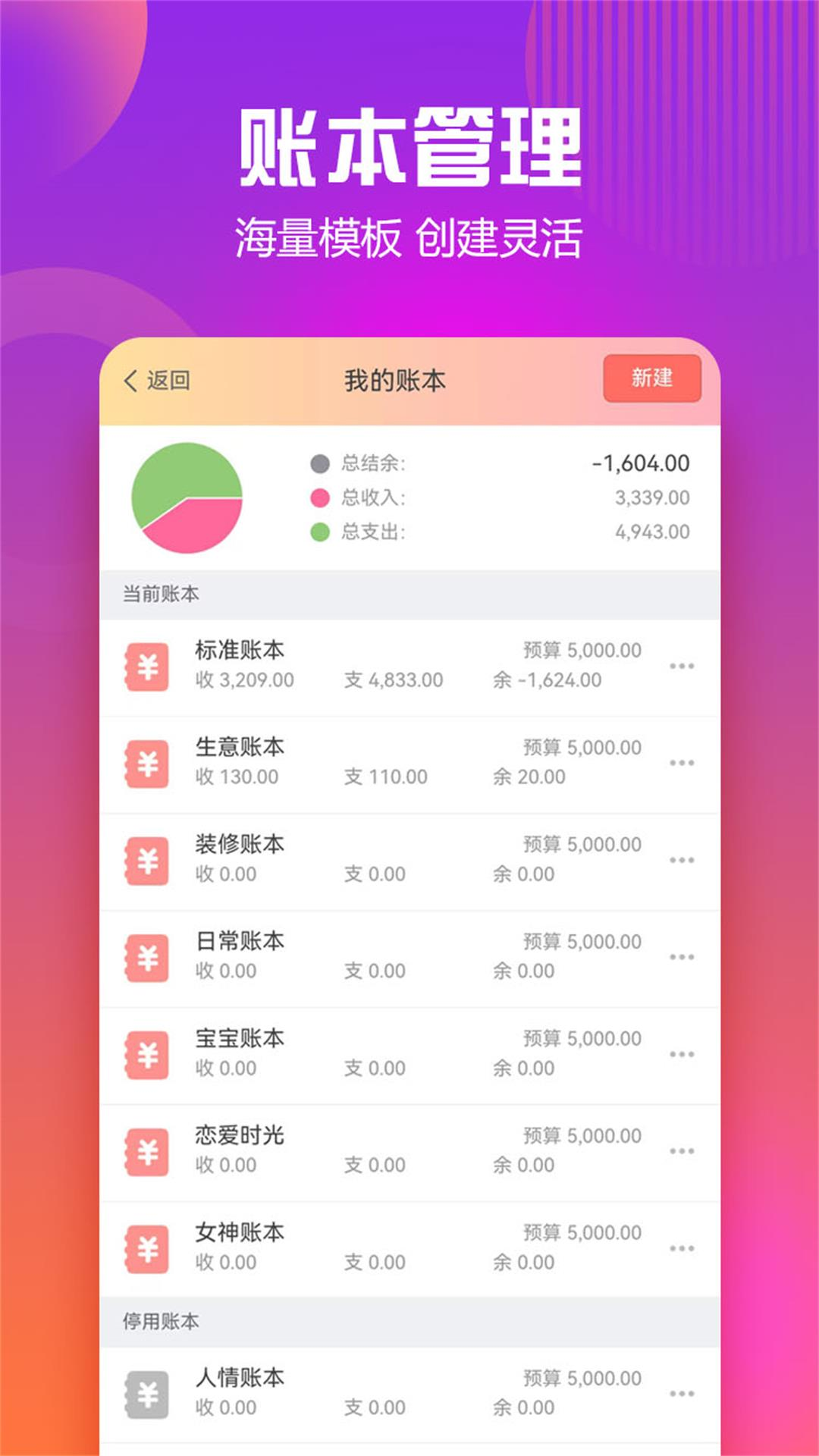 精彩截图-随心记账2026官方新版