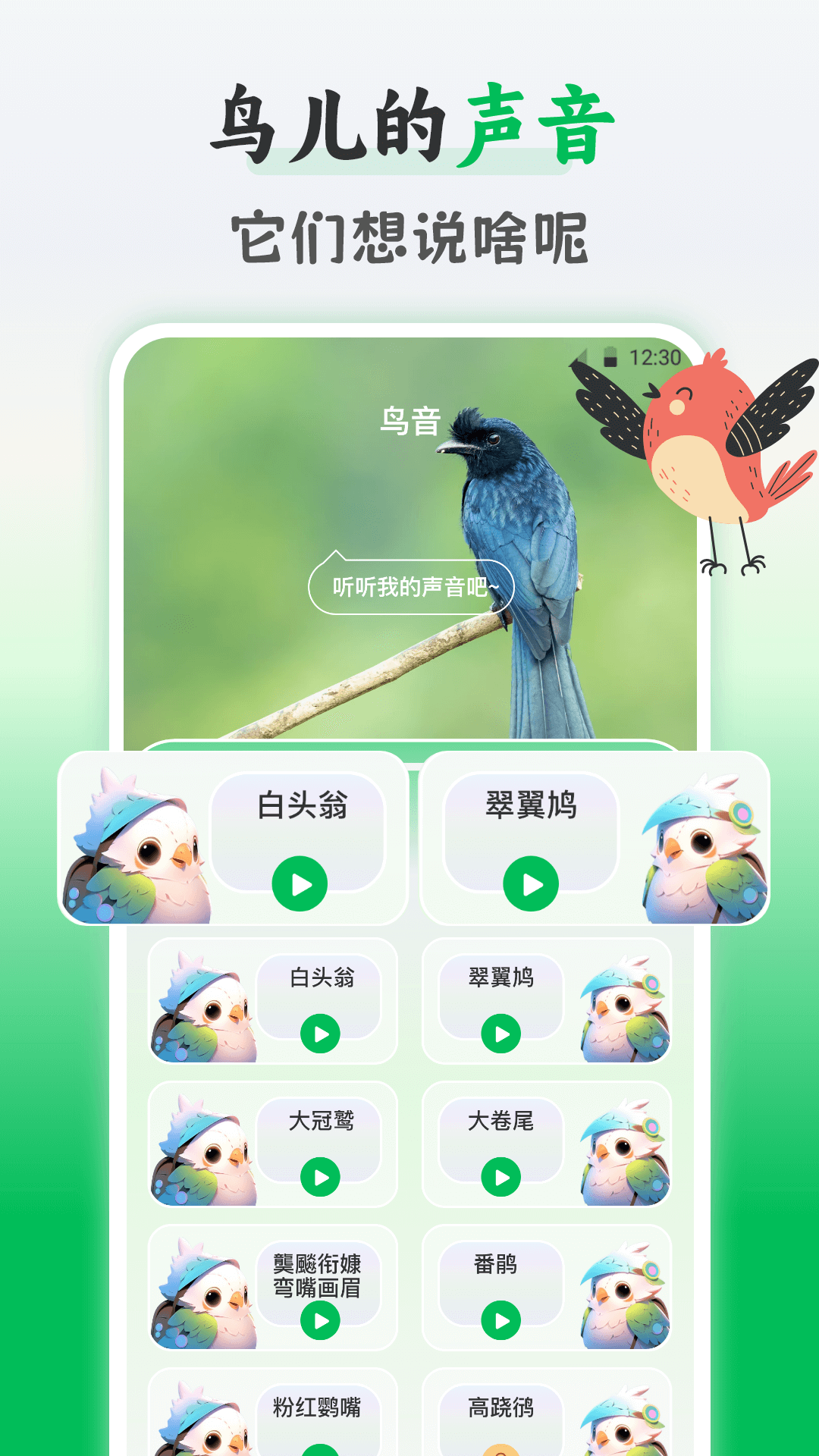 鸟语交流器 截图 2