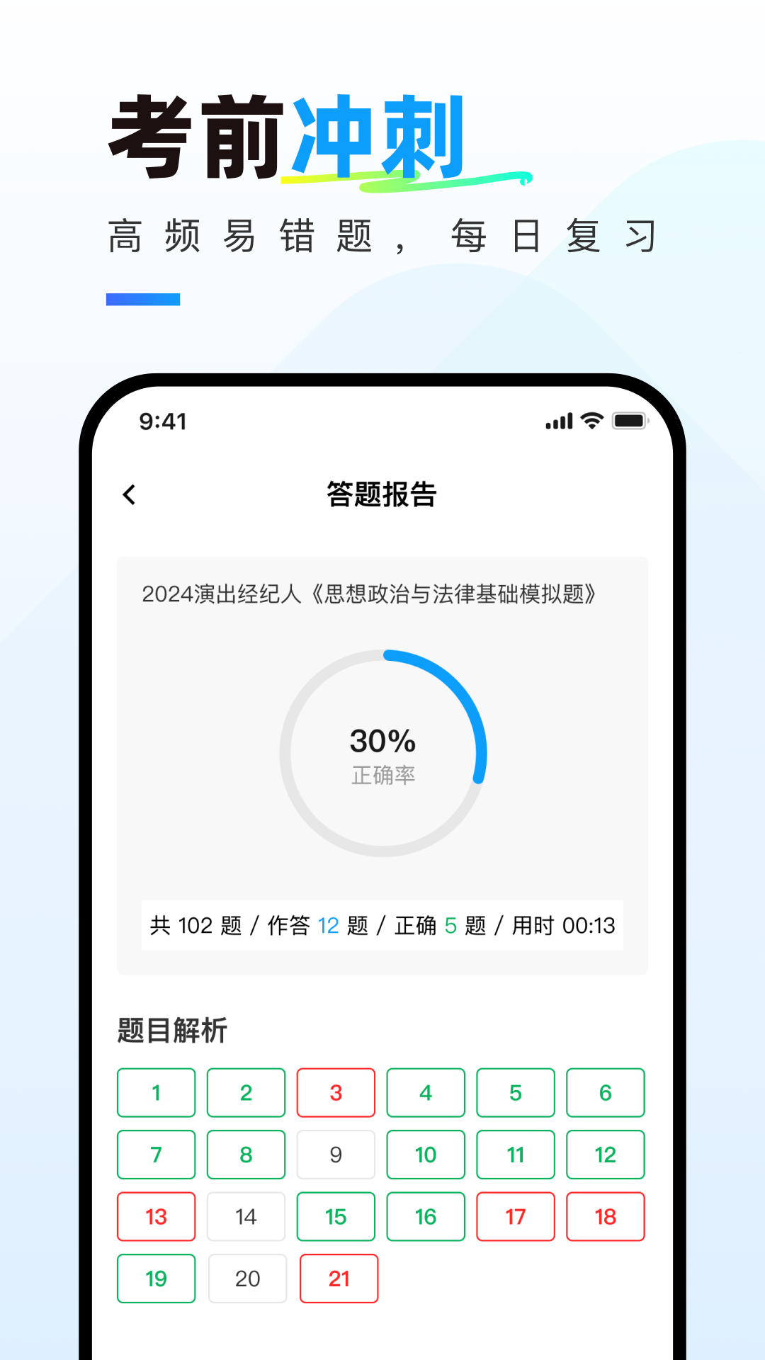 精彩截图-演出经纪人真题库2026官方新版