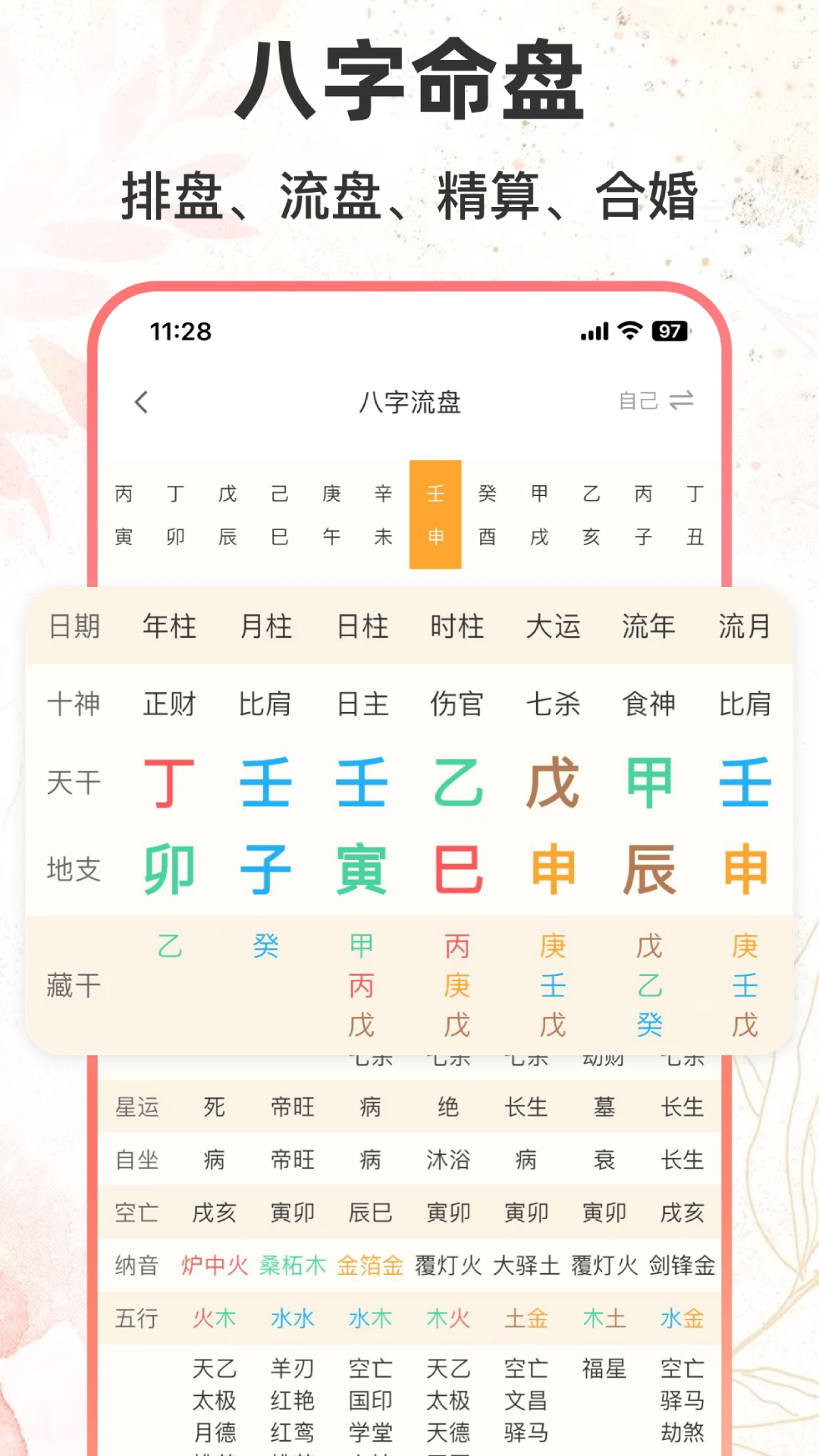 精彩截图-八字排盘助手2025官方新版
