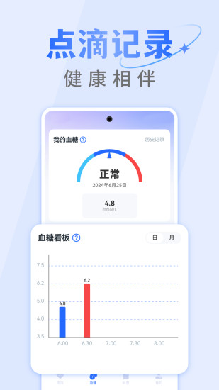 精彩截图-手机血压血糖仪2024官方新版