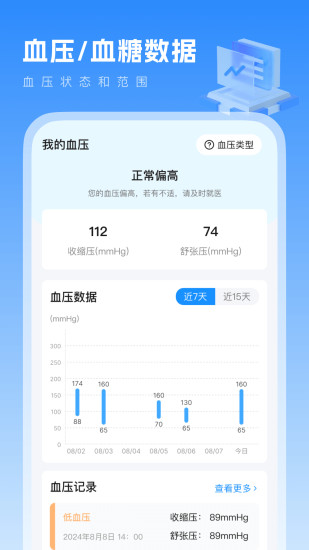 精彩截图-血压血糖记2024官方新版