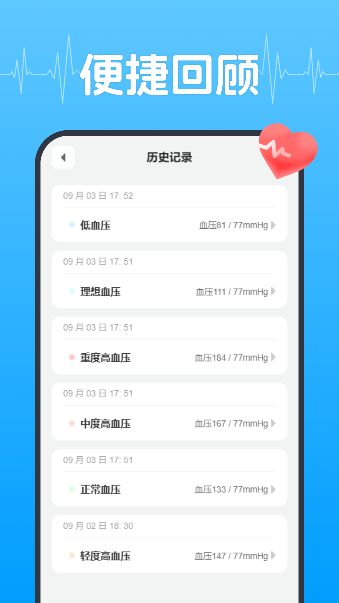 精彩截图-血压血糖健康管理2025官方新版