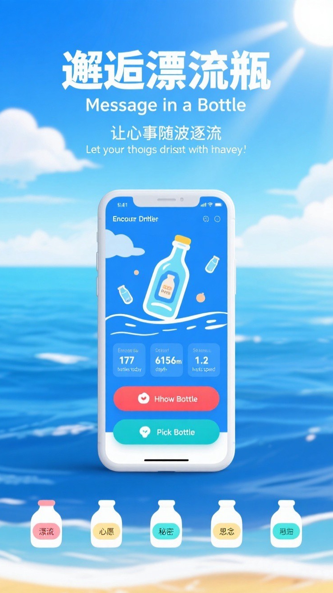 精彩截图-邂逅漂流瓶2026官方新版