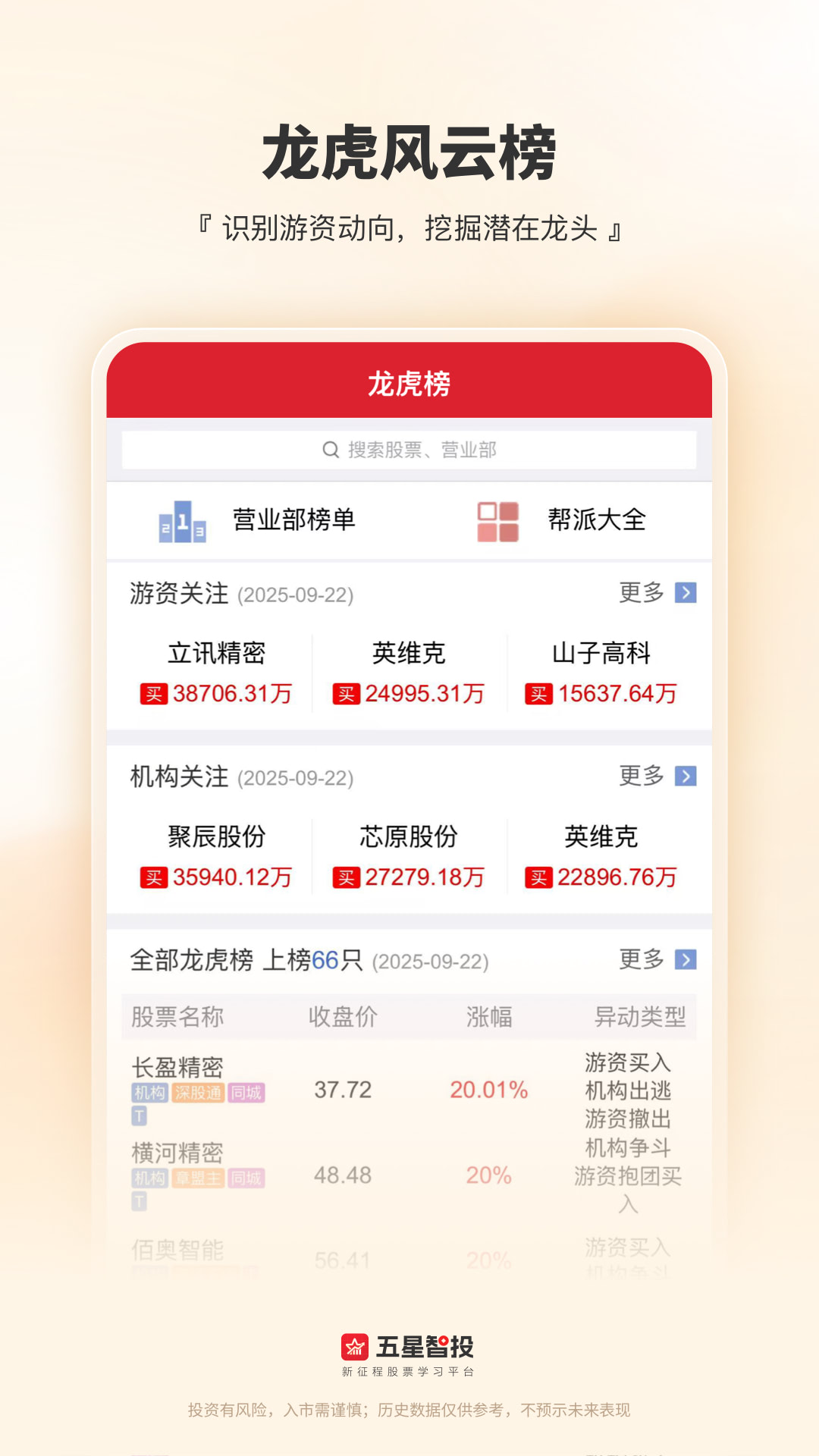 精彩截图-五星智投2025官方新版