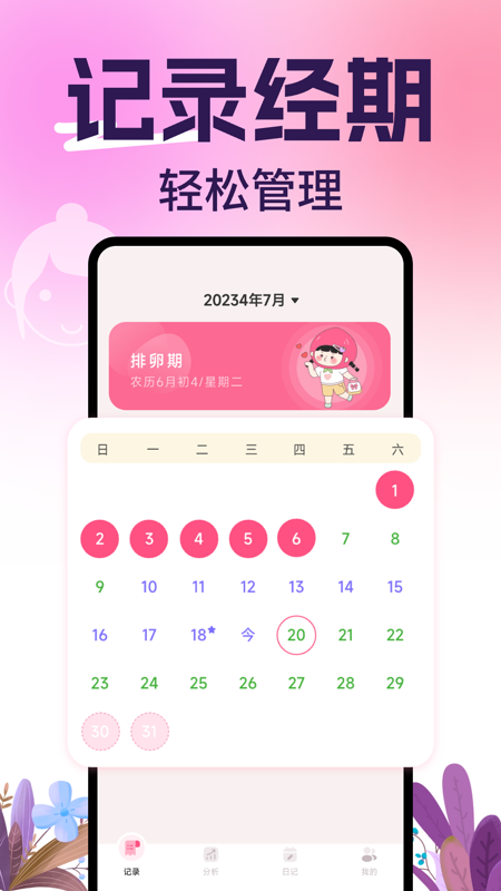精彩截图-柚子姨妈记2026官方新版