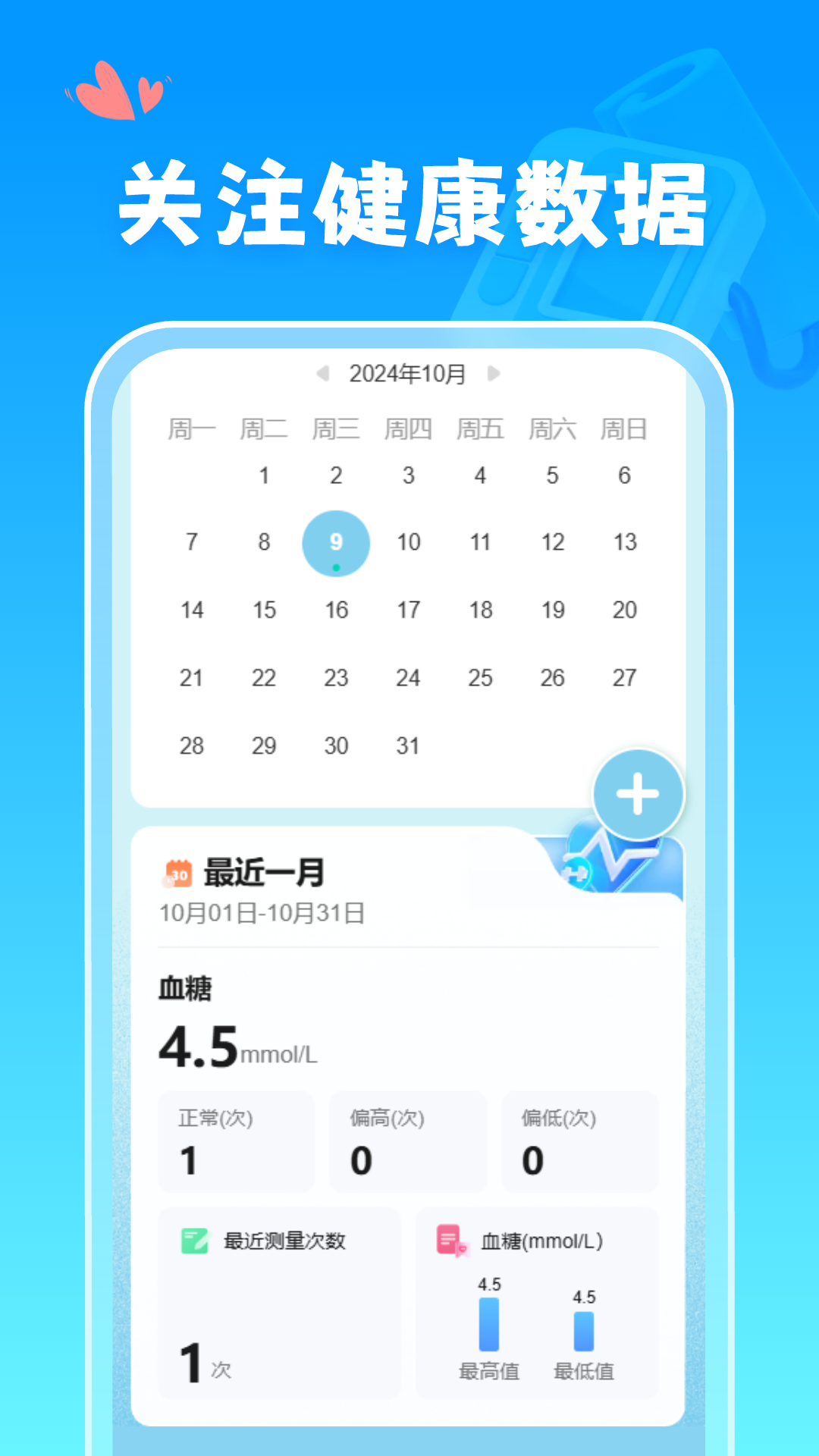 精彩截图-血糖血压记录仪2026官方新版