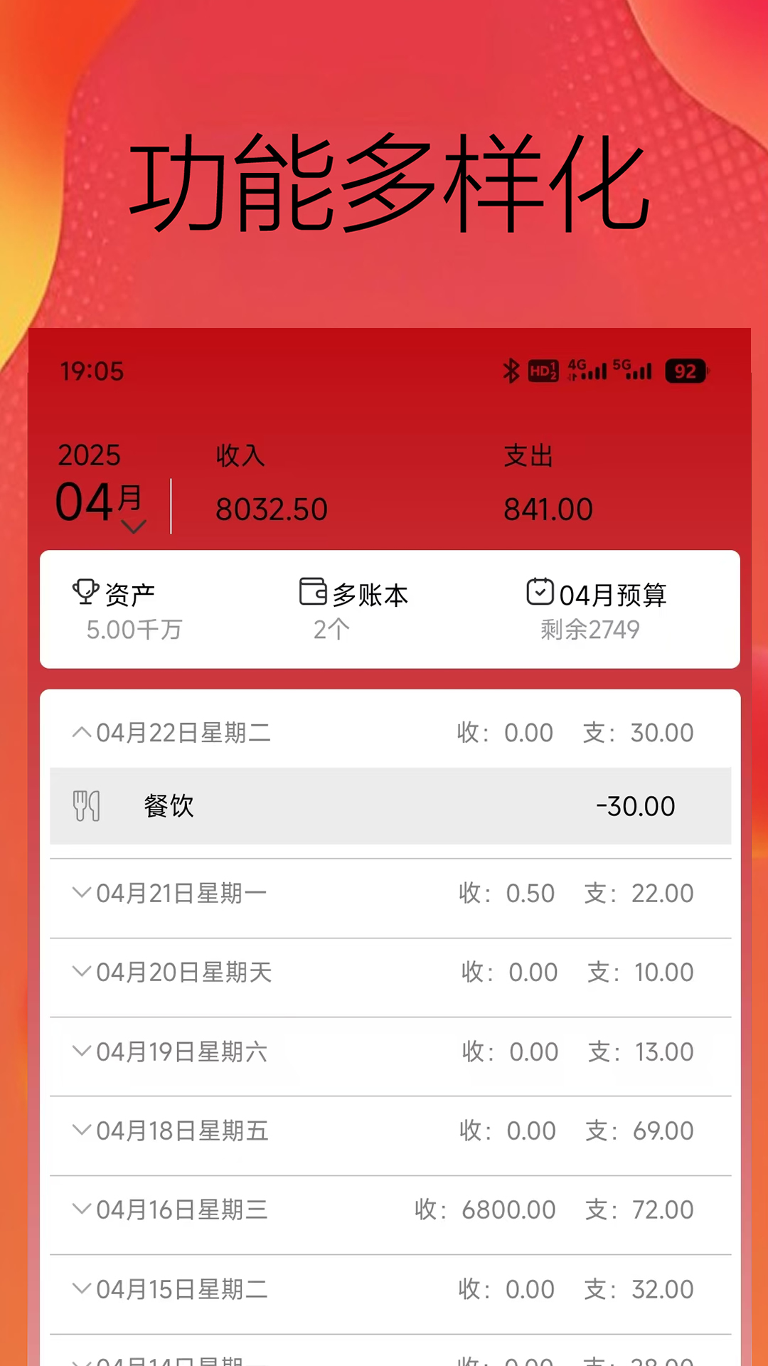 精彩截图-成群记账2026官方新版