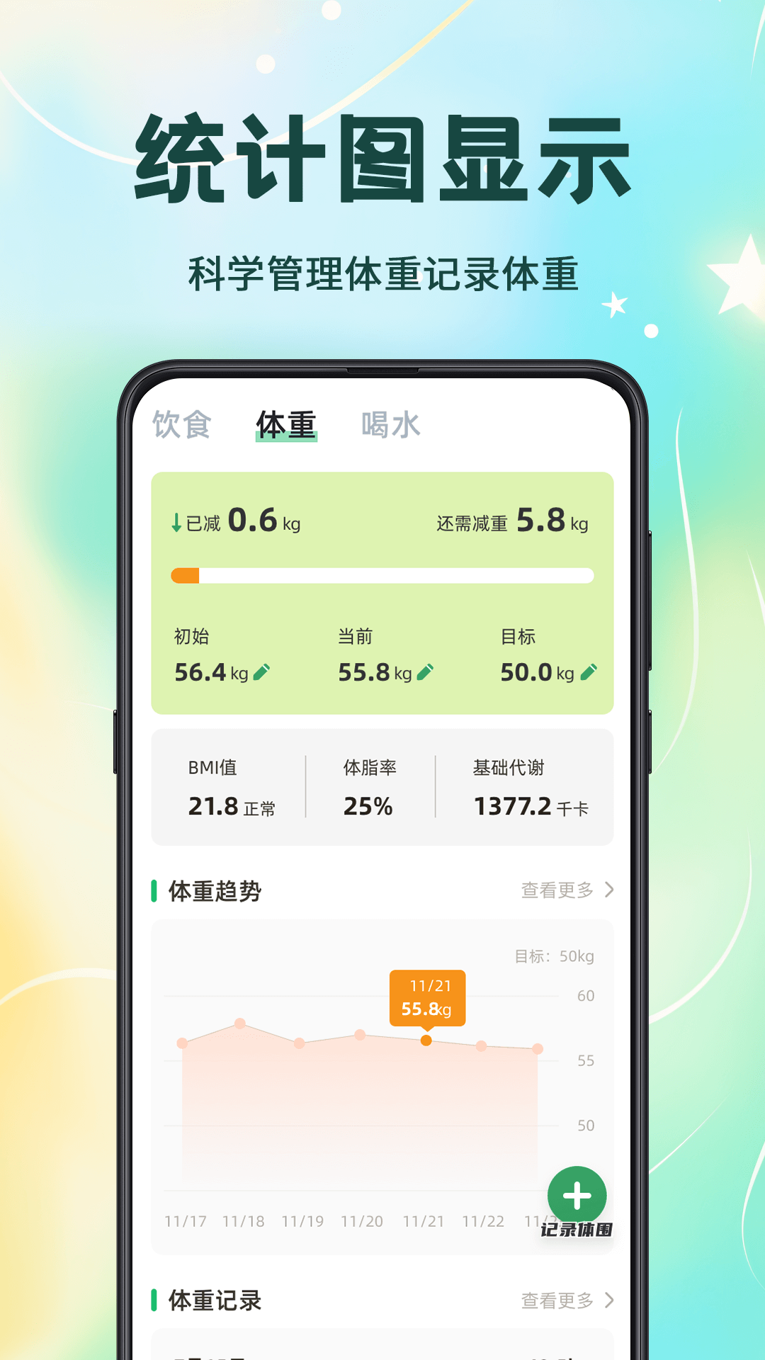 精彩截图-卡路里计算2025官方新版