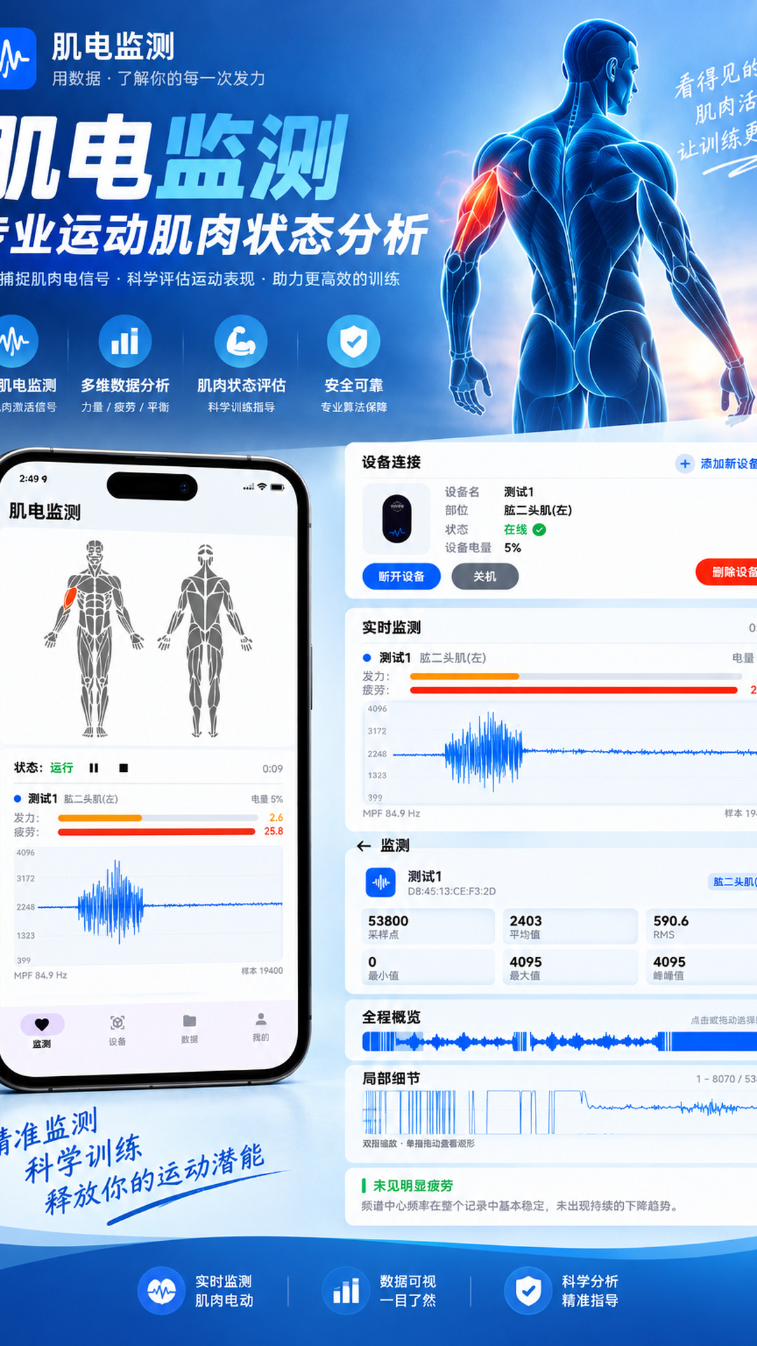 精彩截图-肌电监测2026官方新版