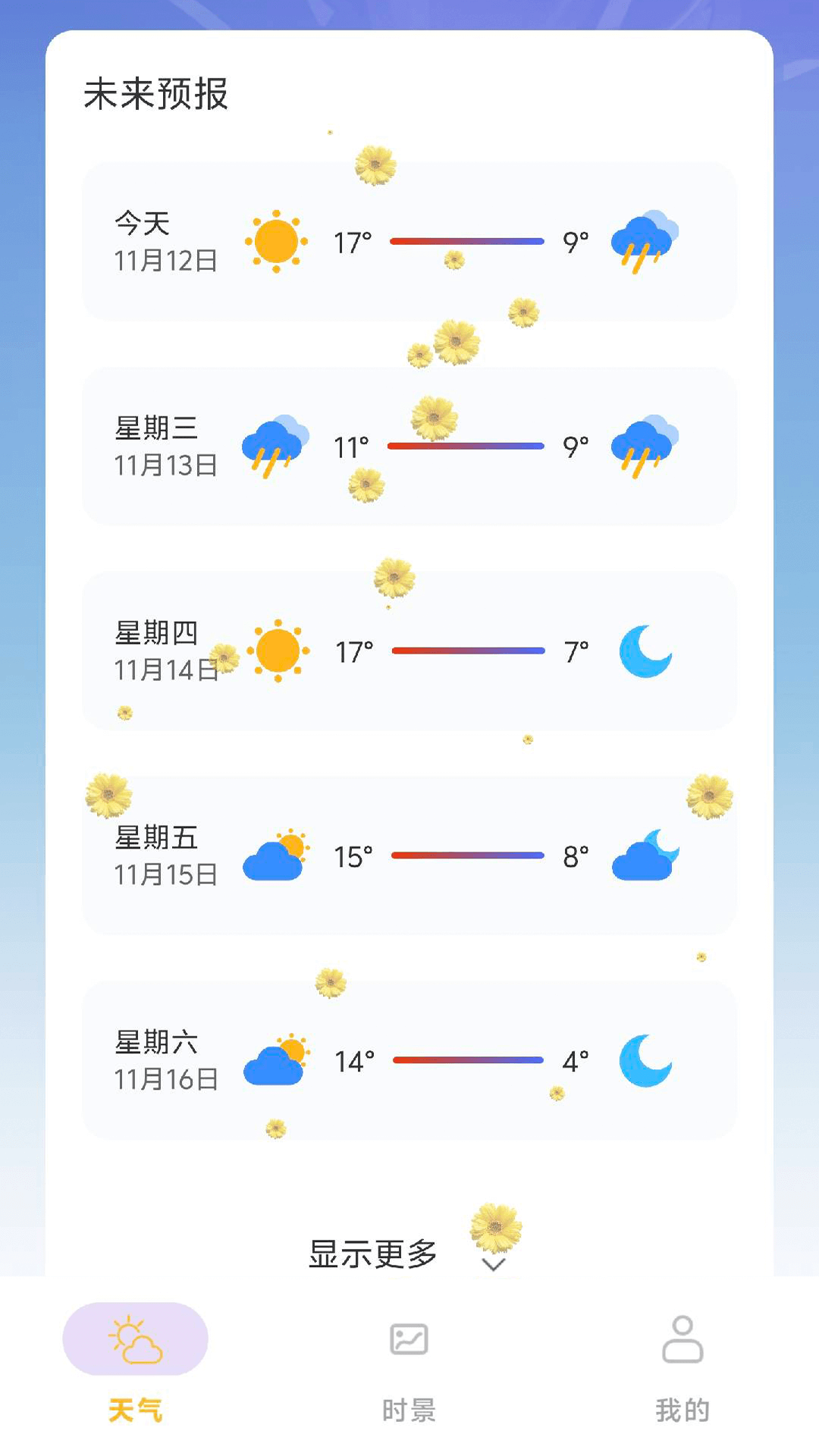 精彩截图-繁花天气2025官方新版