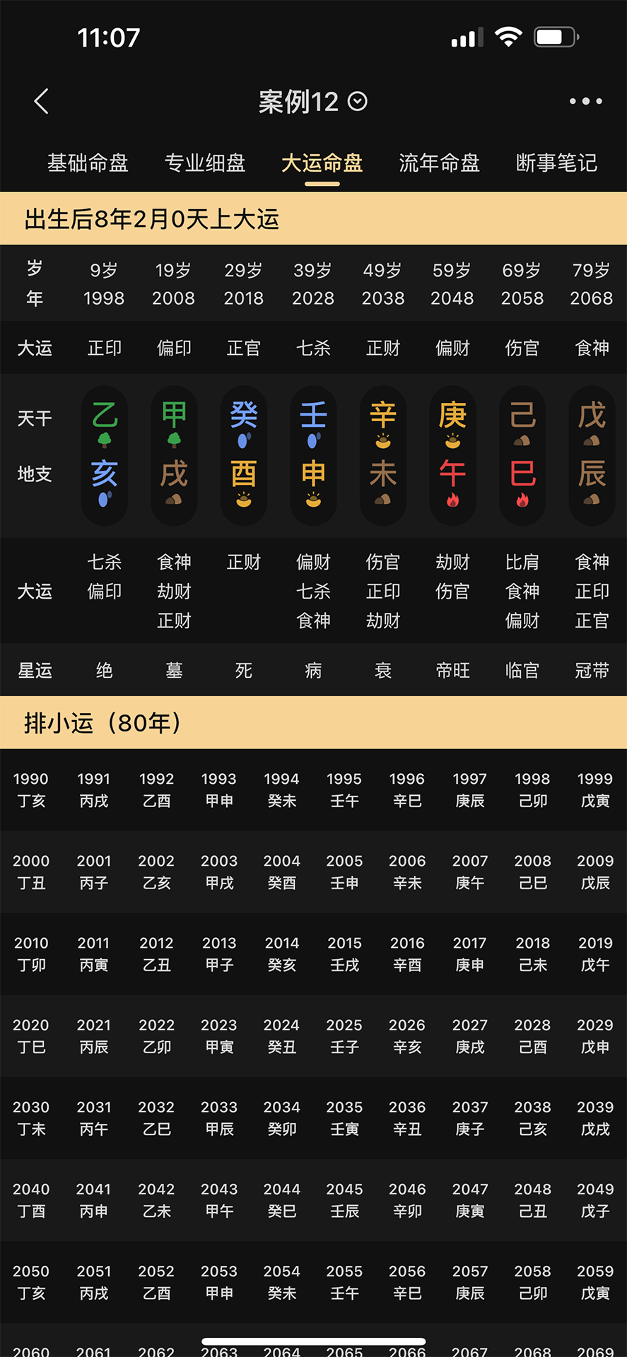精彩截图-陈抟八字排盘2026官方新版