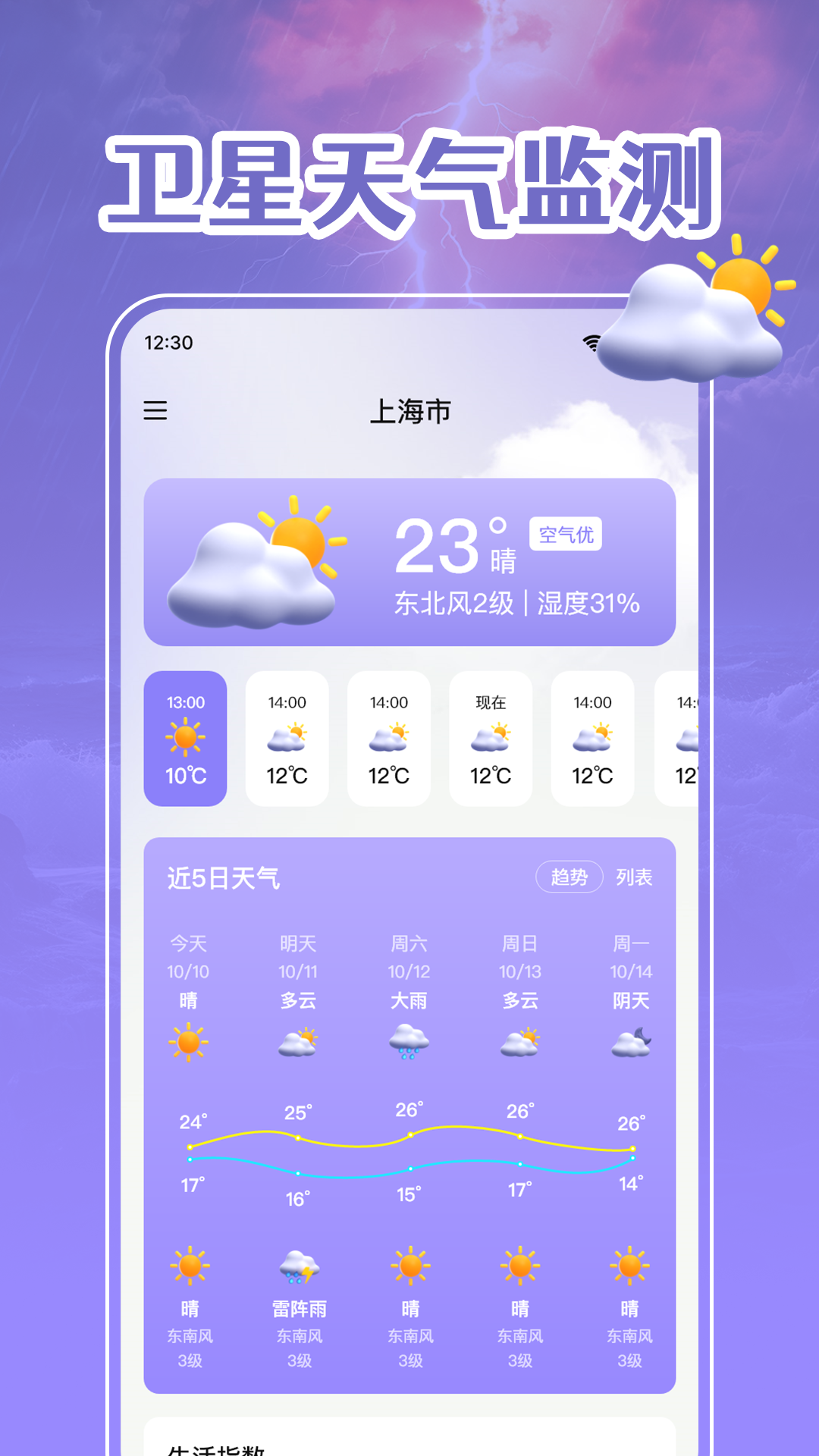 精彩截图-天气预报先知2025官方新版