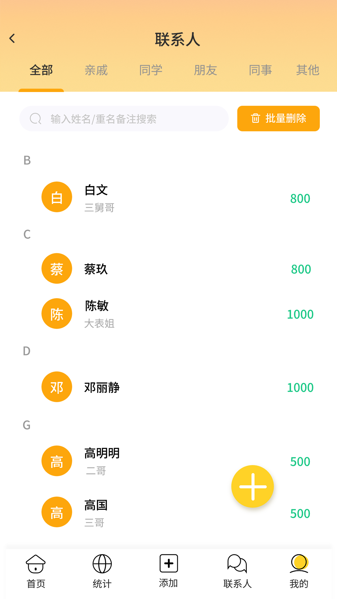 精彩截图-份子礼记2026官方新版