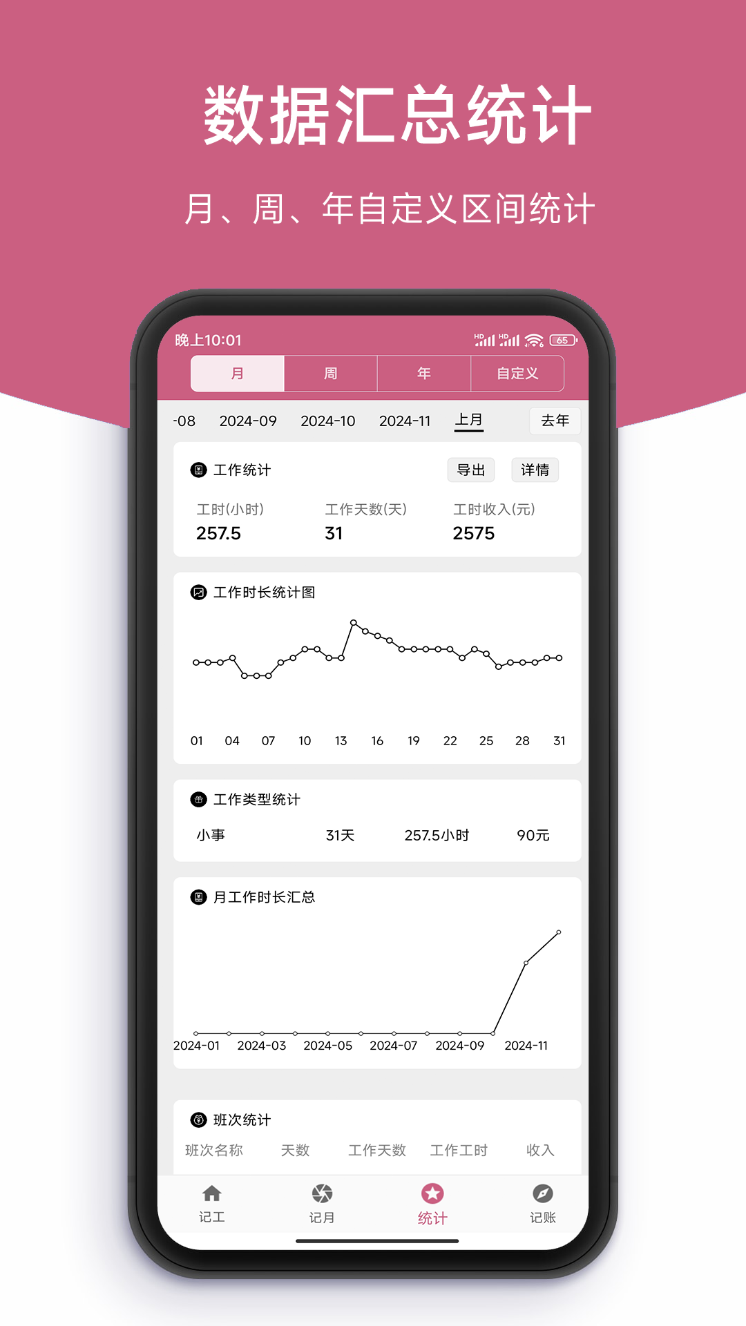 精彩截图-记工时DD记工2026官方新版
