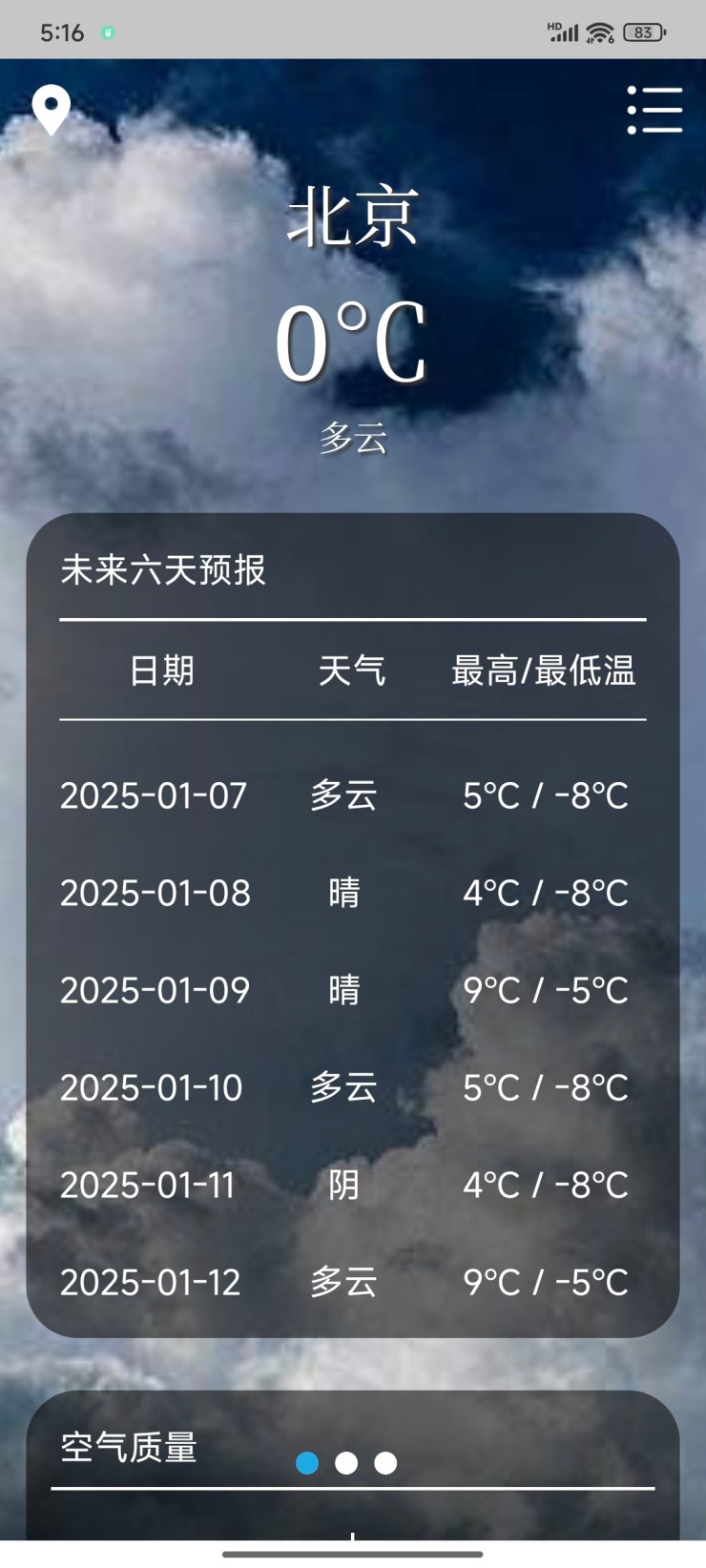 精彩截图-财猫天气2025官方新版