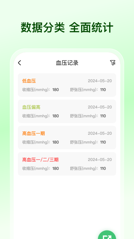 精彩截图-血糖血压记录器2026官方新版
