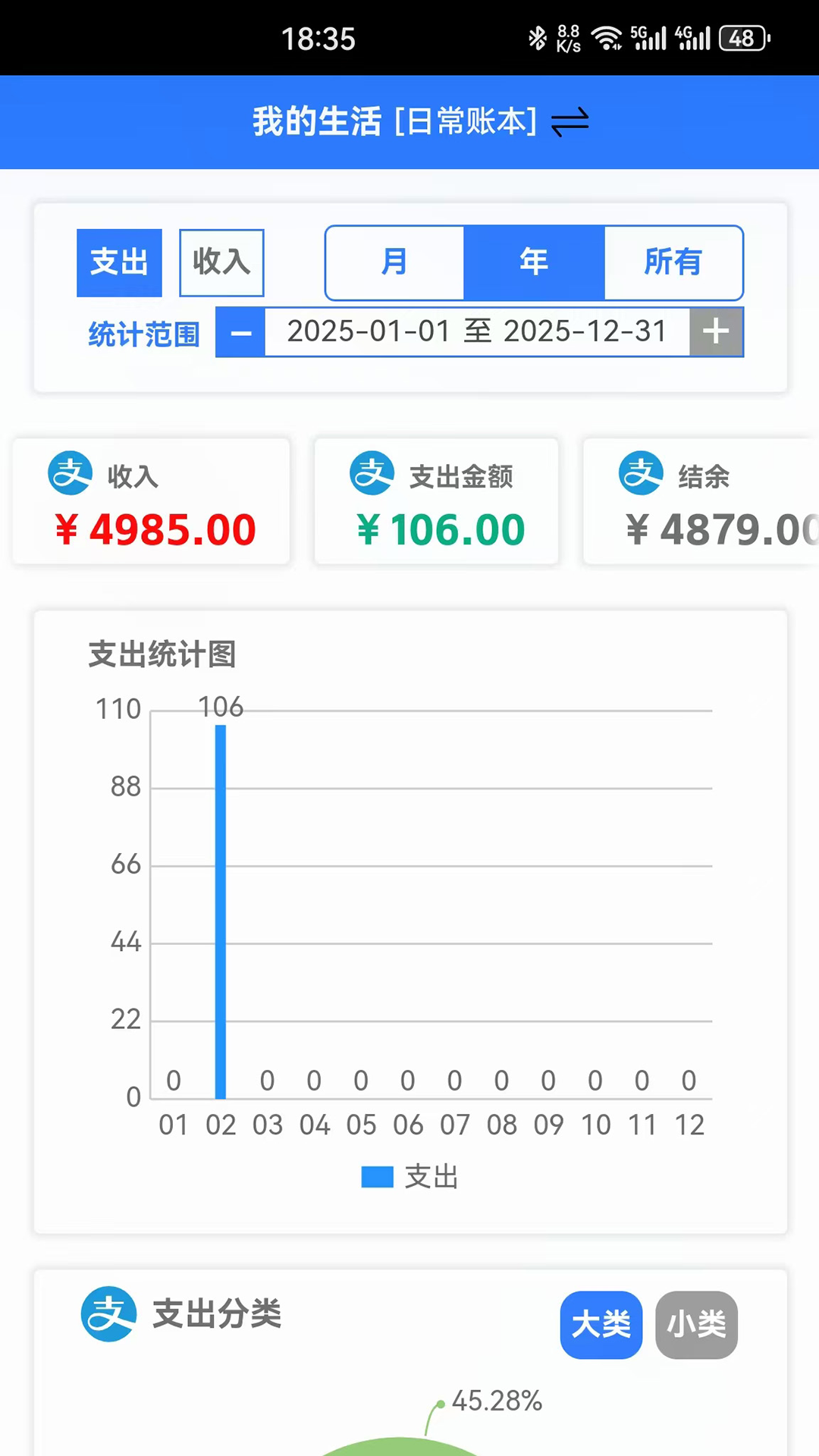 小中记账本 截图 2